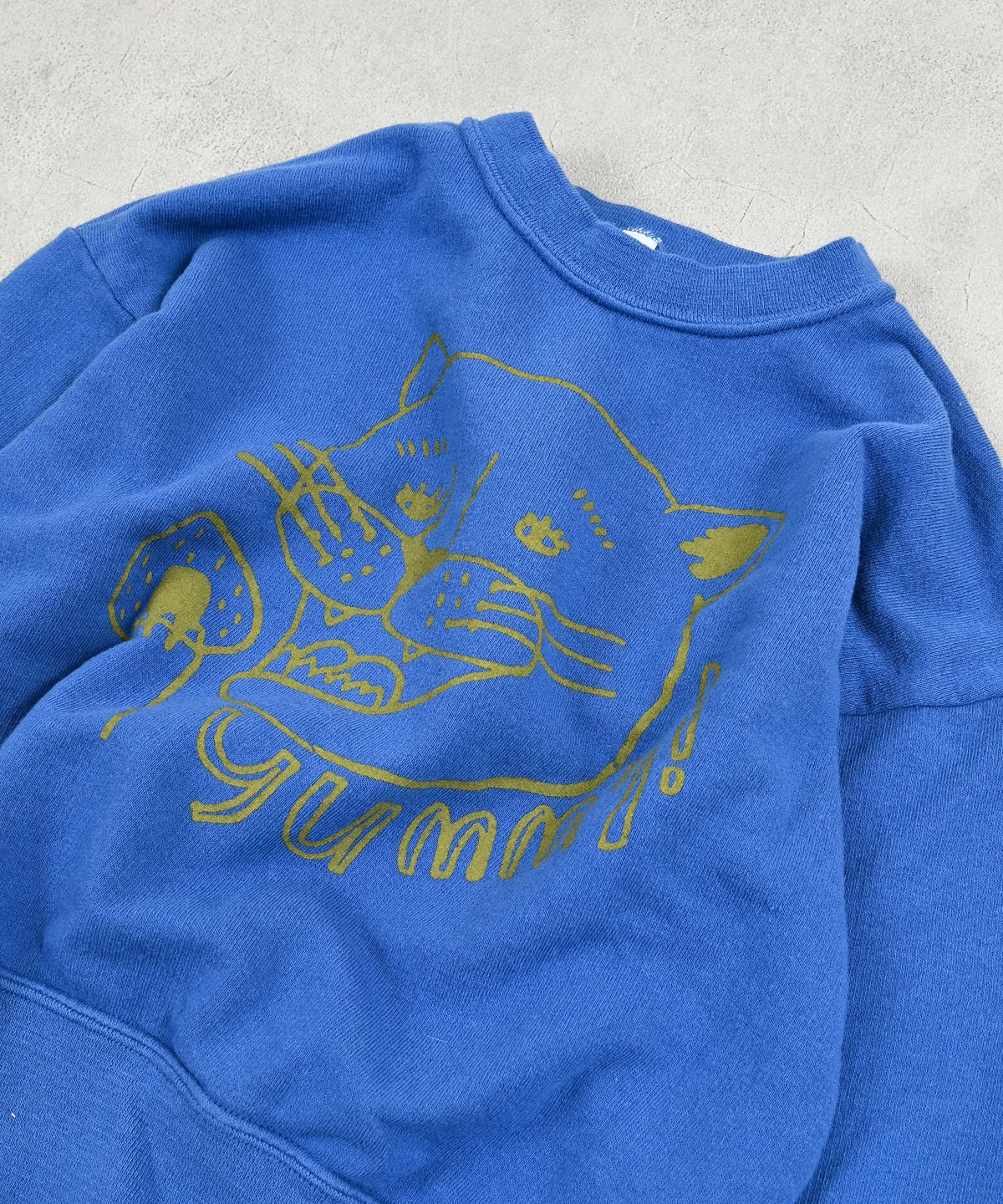 Markey's-Illustration Sweatshirt Blue