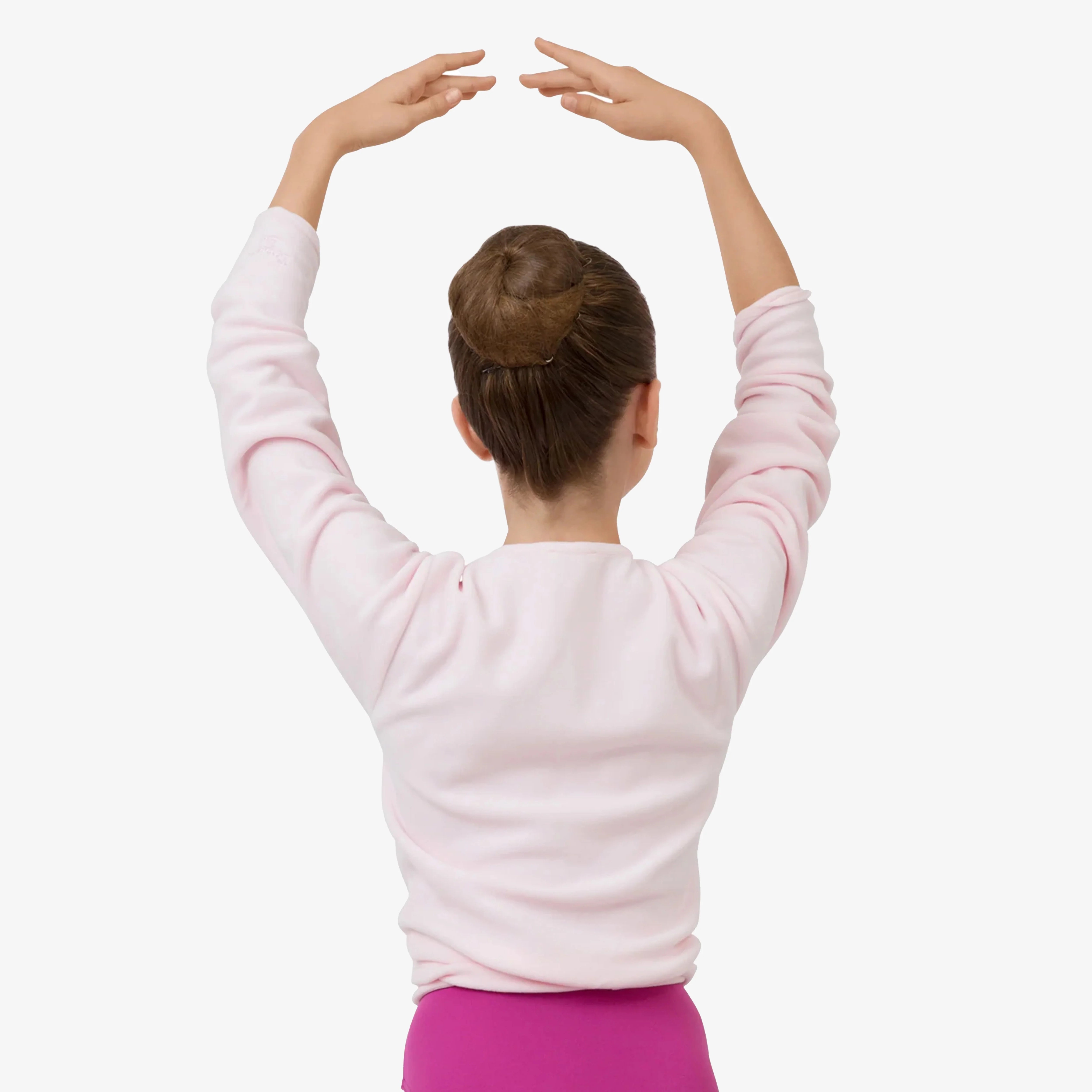 Repetto-Polar Fleece Wrap-Over Pale Pink