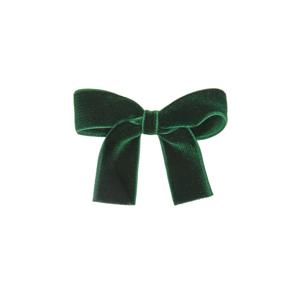 Olilia-Medium Velvet Bow-Hunter