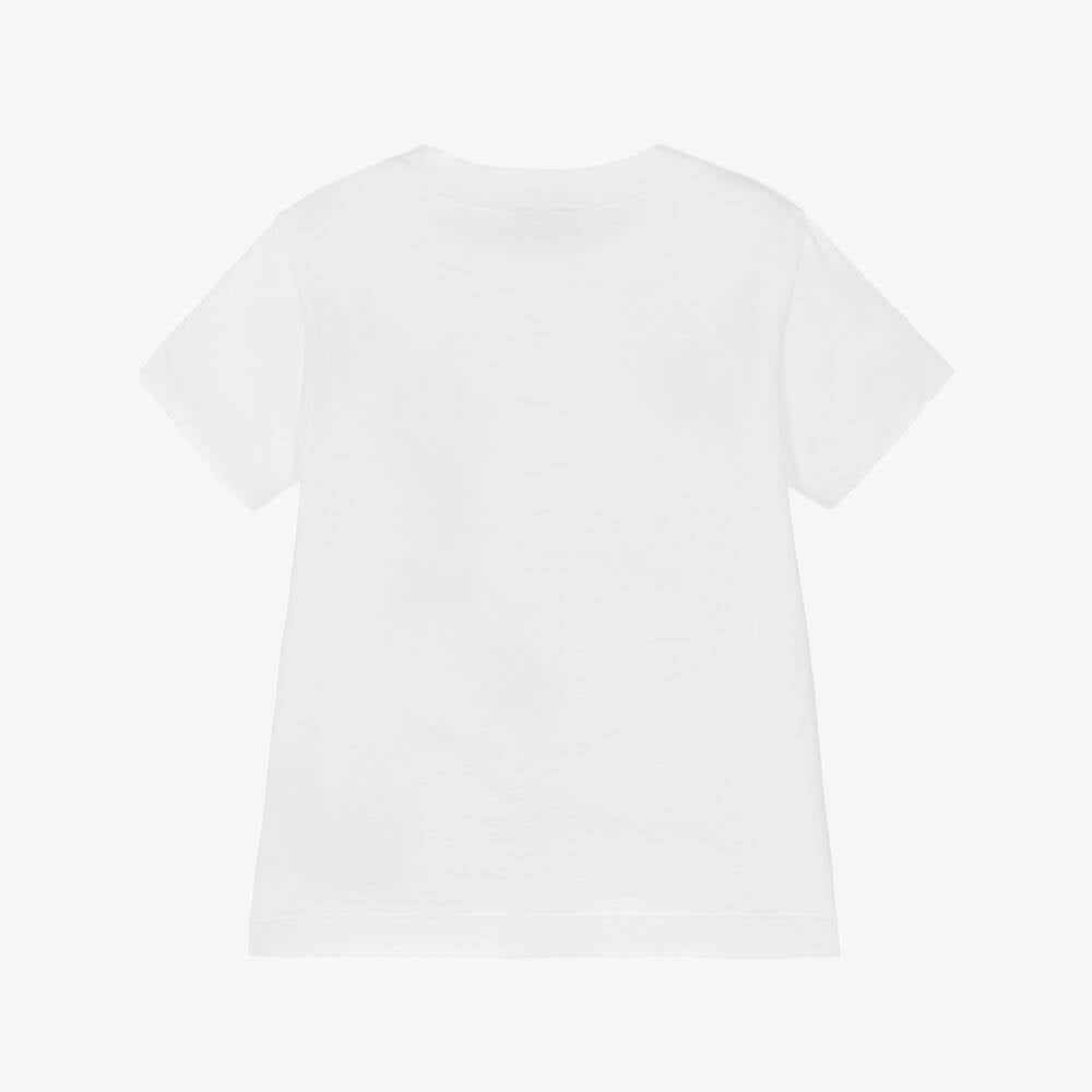 Fendi-Boy SS Tee With Multigraphic Txt Logo Print