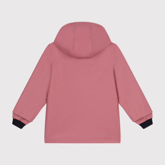 PETIT BATEAU-Kid Hooded Rain Jacket