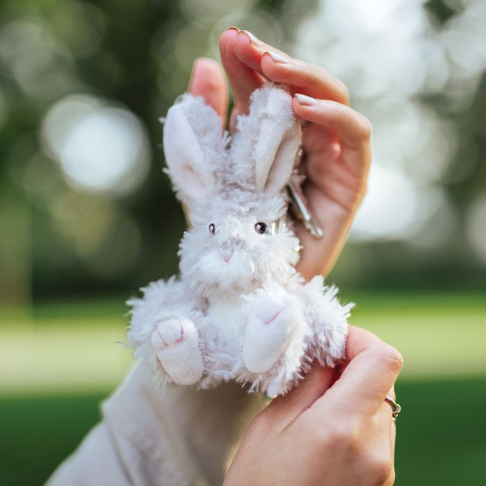 Wrendale Designs-Hare Plush Keyring