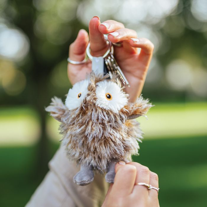Wrendale Designs-Owl Plush Keyring