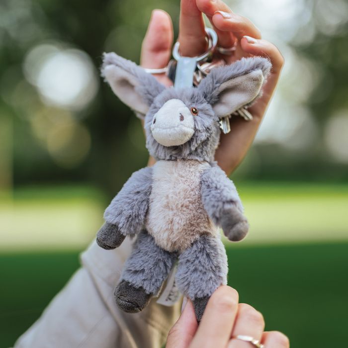 Wrendale Designs-Donkey Plush Keyring