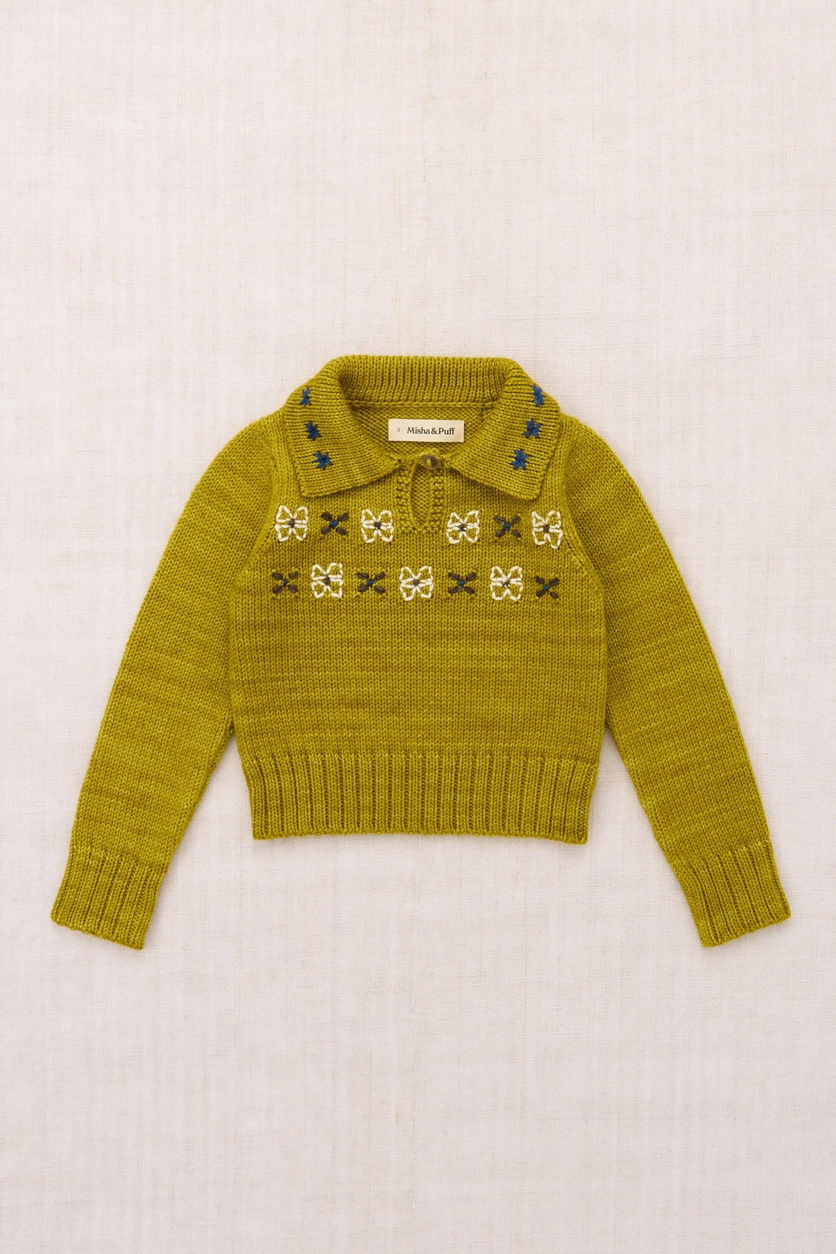 Misha & Puff-Floret Leonie Sweater Pistachio