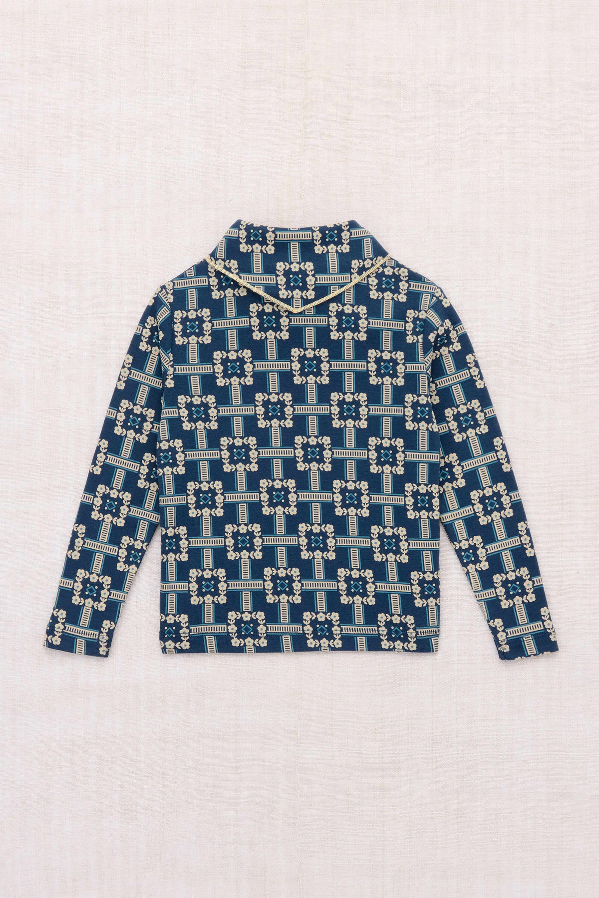 Misha & Puff-Scout Top Moonlight Railroad Floral