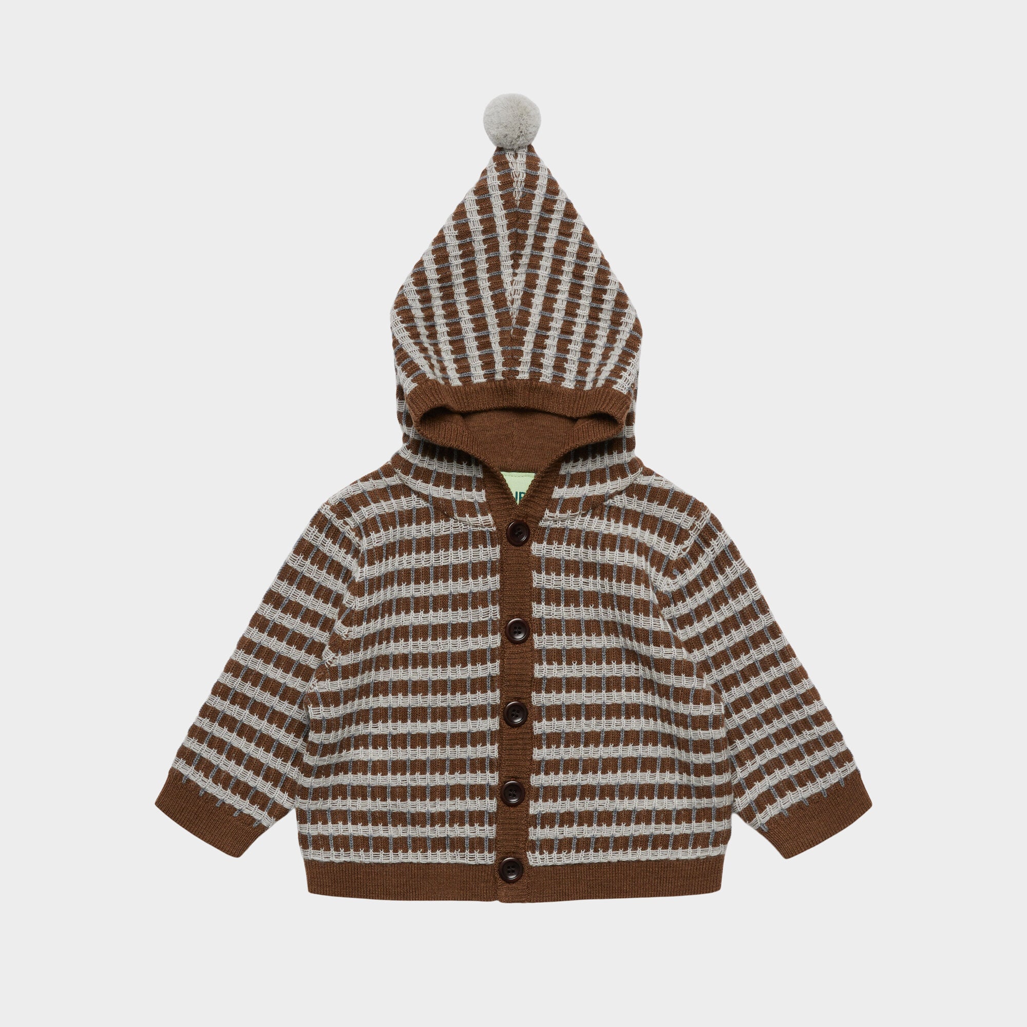 FUB-Baby Multi Cardigan Hazel Melange/ Light Grey Melange/Steel