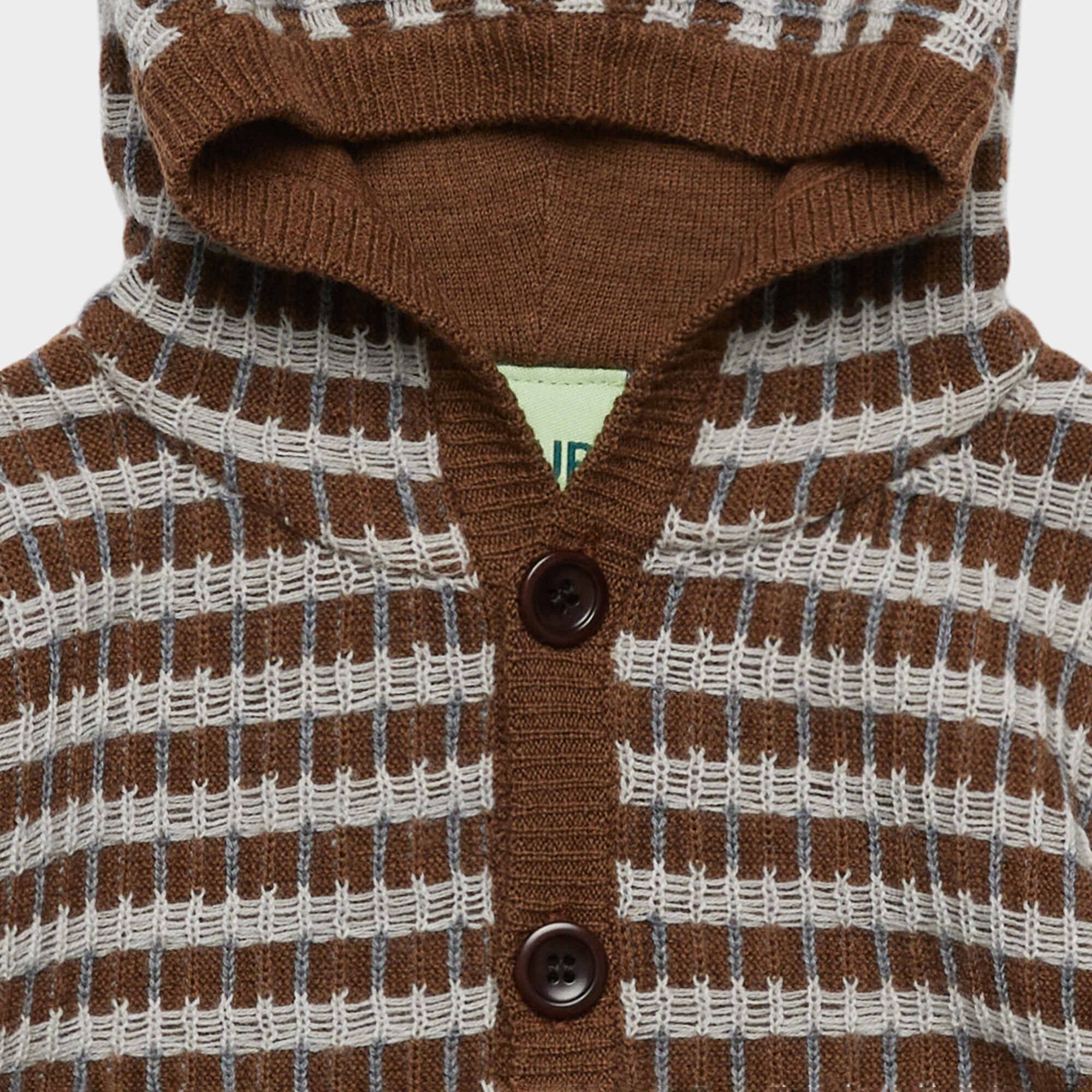 FUB-Baby Multi Cardigan Hazel Melange/ Light Grey Melange/Steel