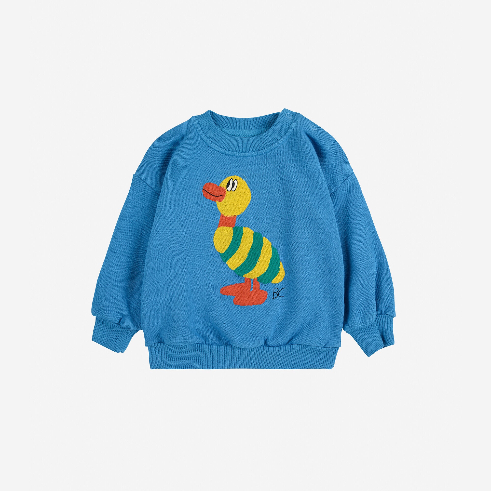 Bobo Choses-Baby Striped Duck Sweatshirt