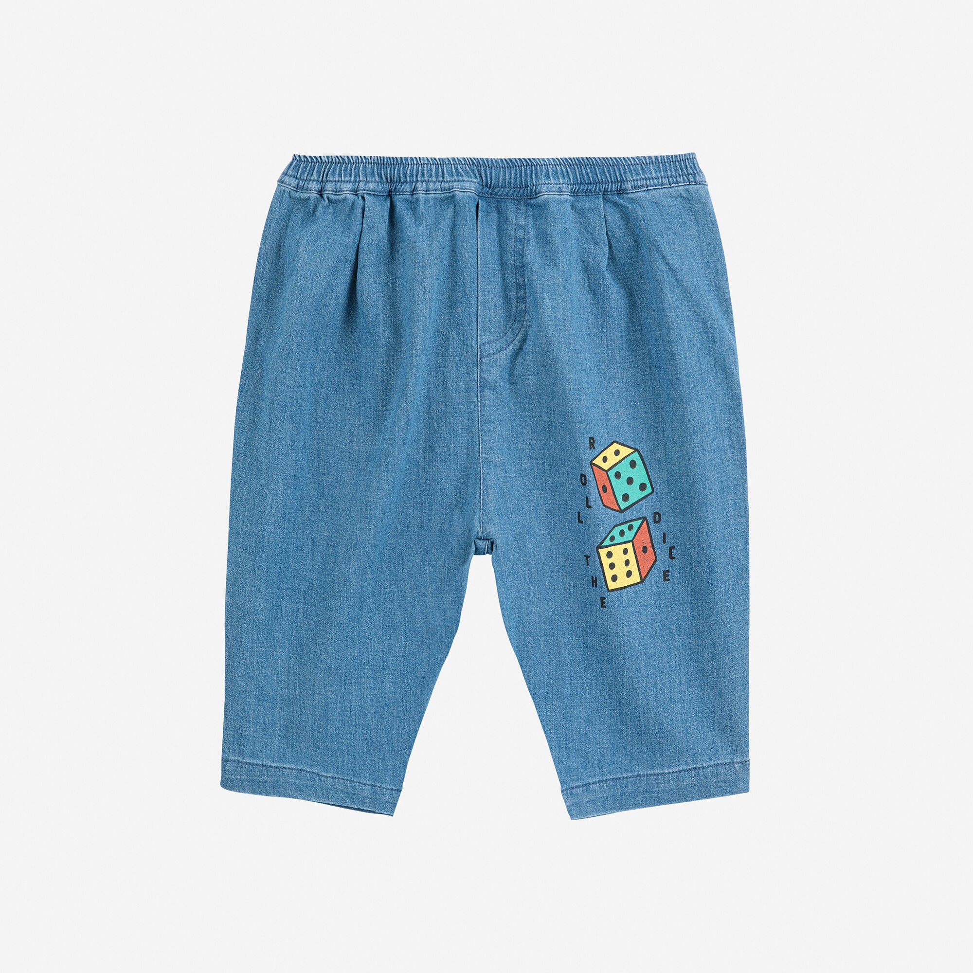 Bobo Choses-Baby Roll The Dice Light Denim Pants