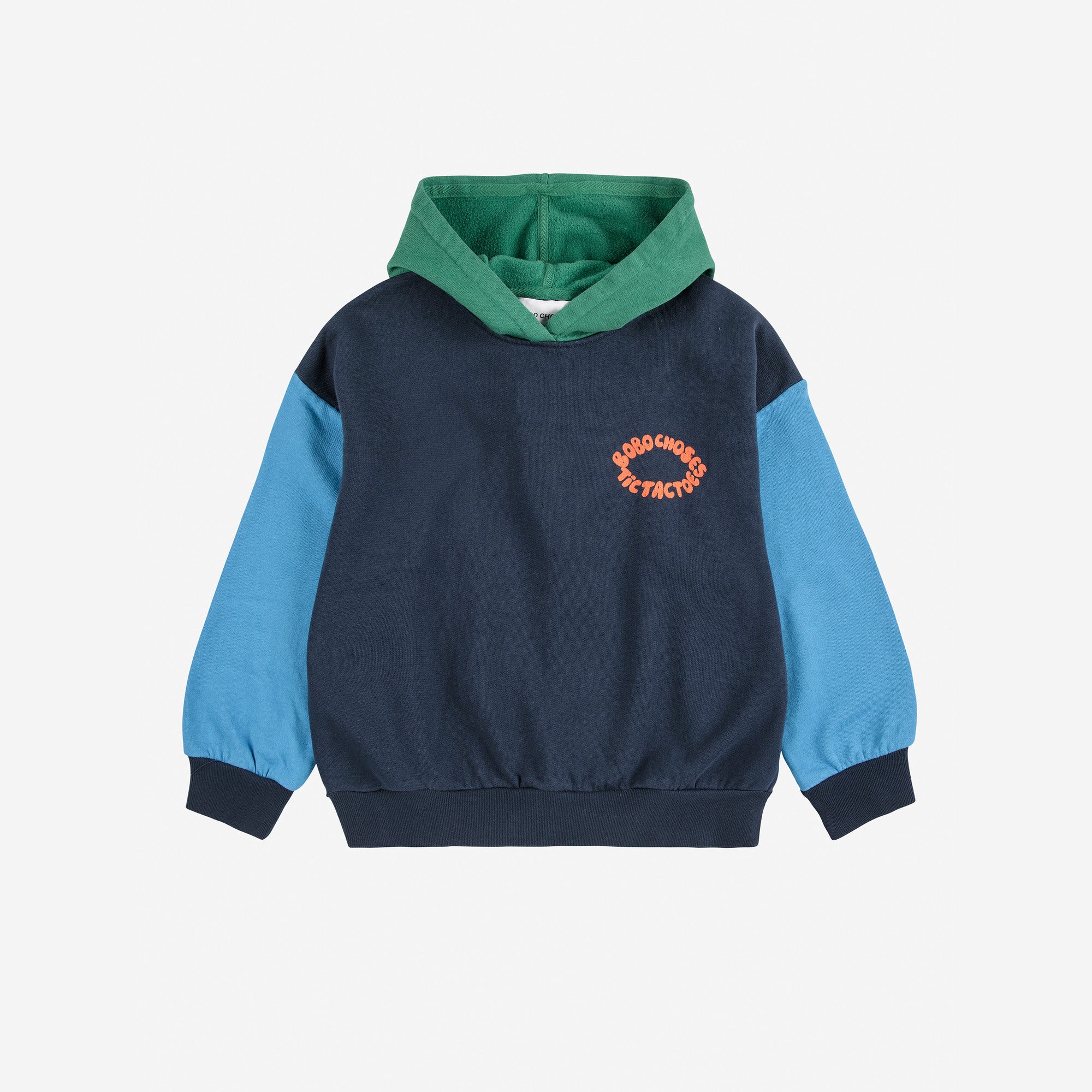 Bobo Choses-Tic Tac Toe Color Block Hoodie