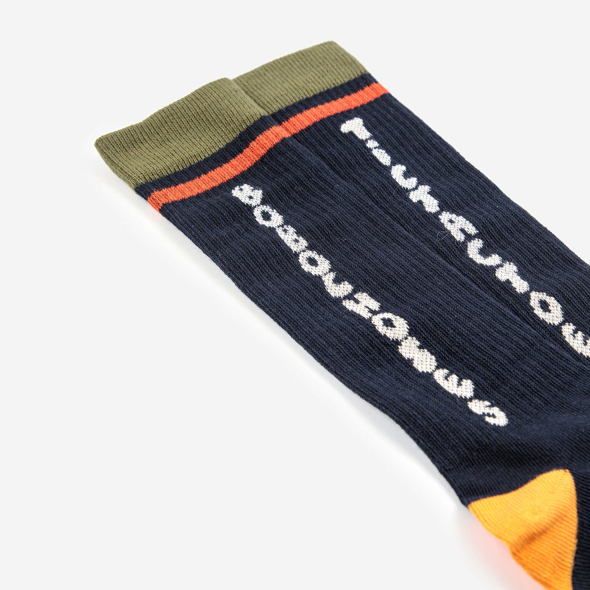 Bobo Choses-Tic Tac Toe Navy Extra Long Socks