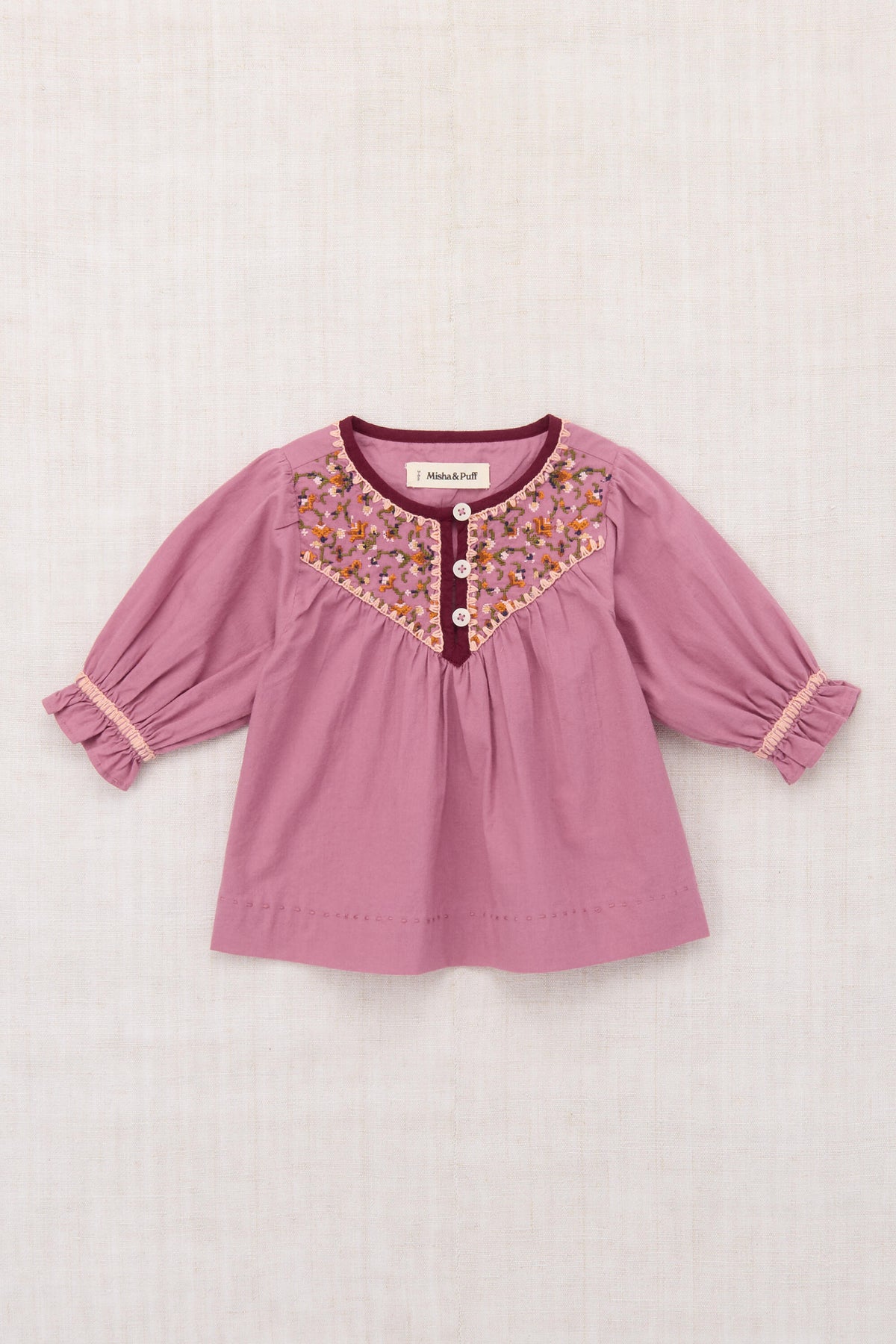 Misha & Puff-Baby Betina Dress Antique Rose