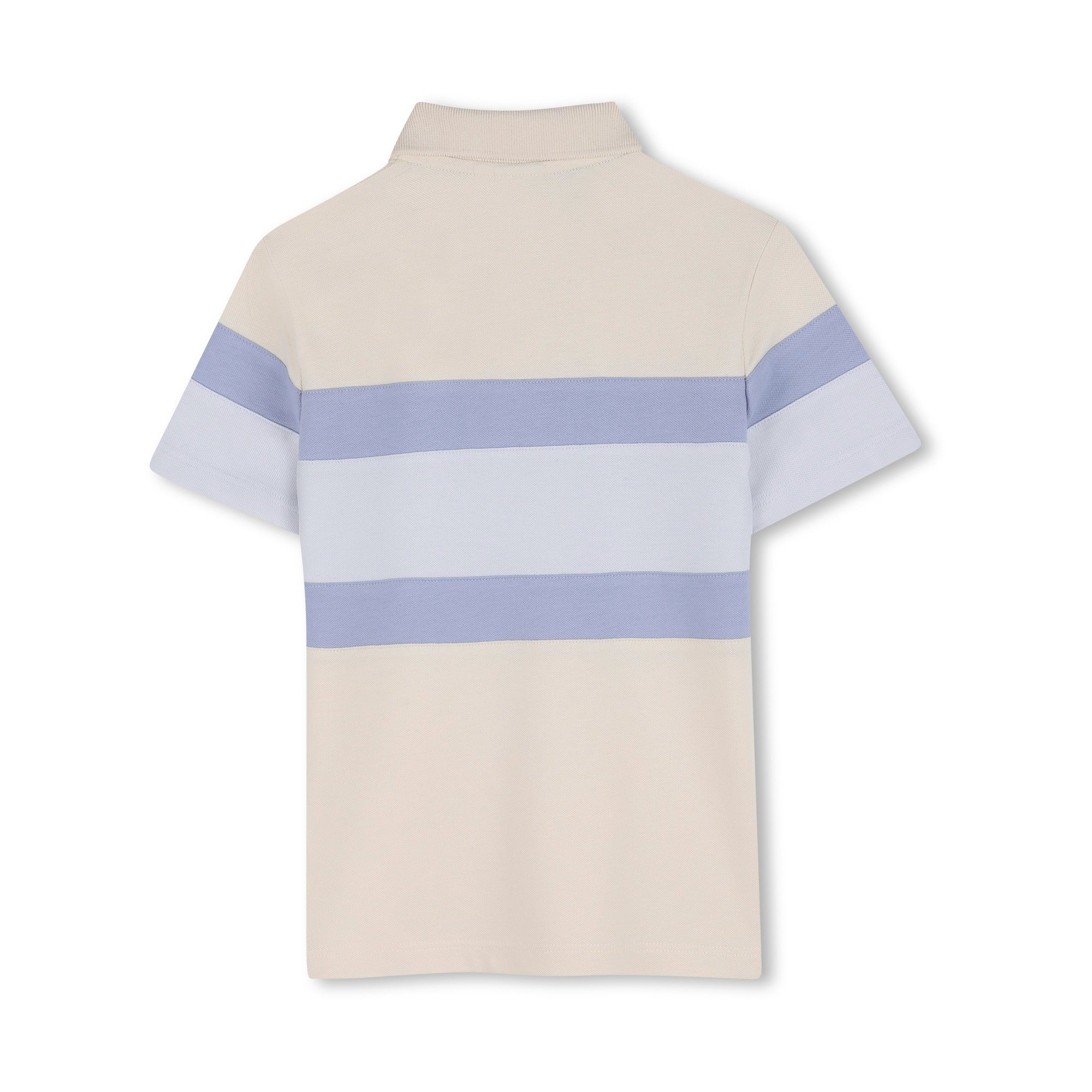 Boss-Polo Shirt And Bermuda Shorts In Cotton-Elastane Piqu Sand