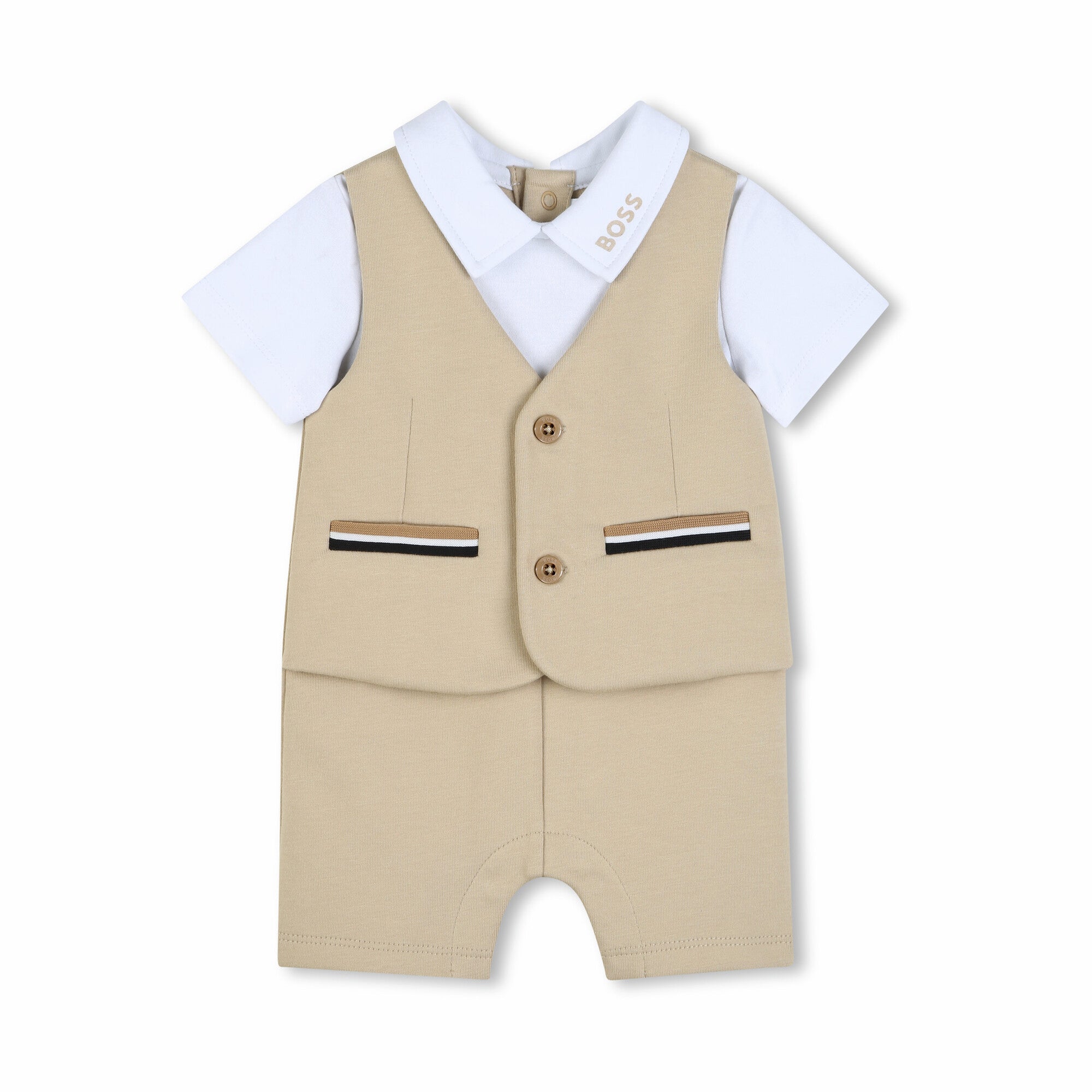 Boss-3-In-1 Effect Ceremonial Jumpsuit Stone