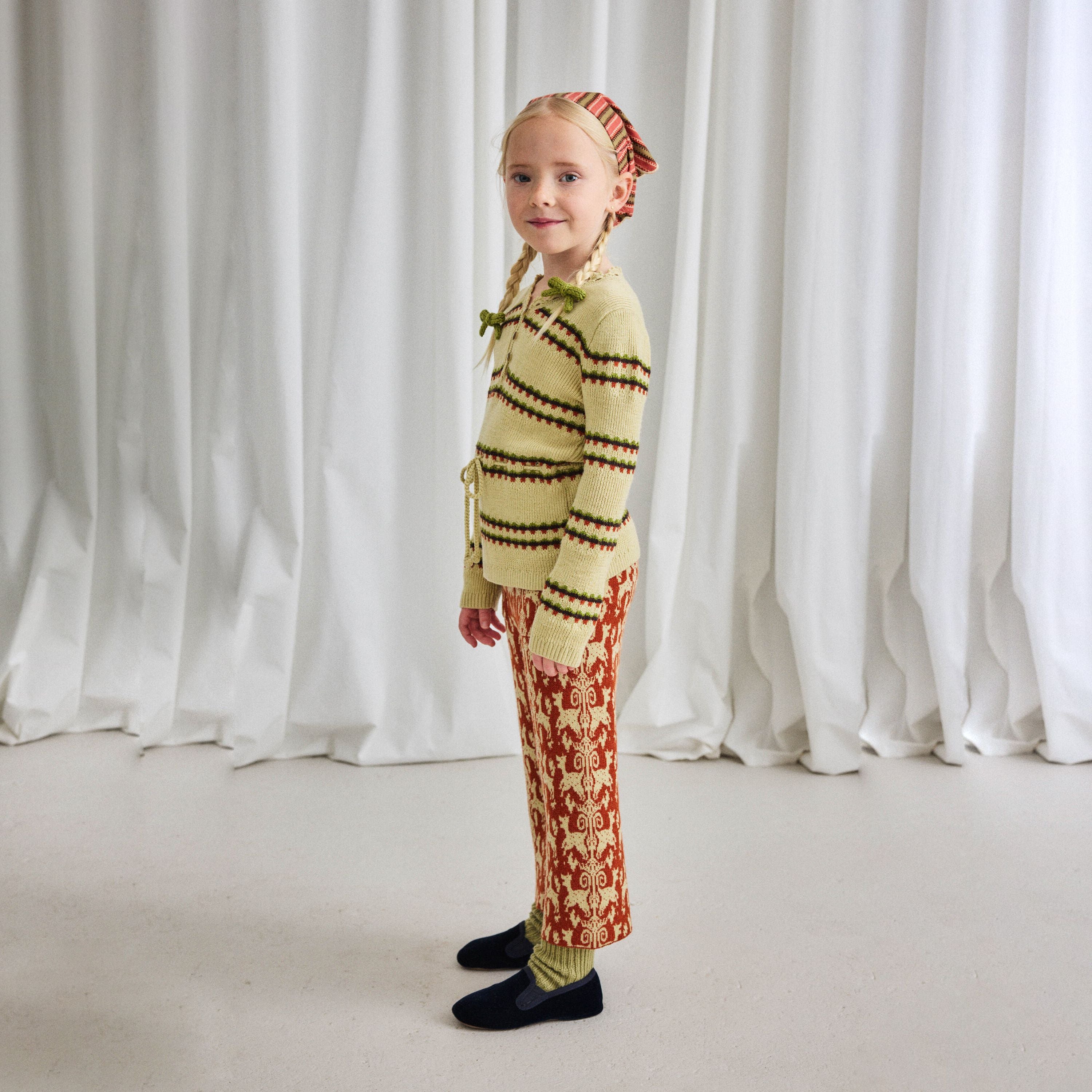 Misha & Puff-Izzy Pant Fauna Tapestry Jacquard