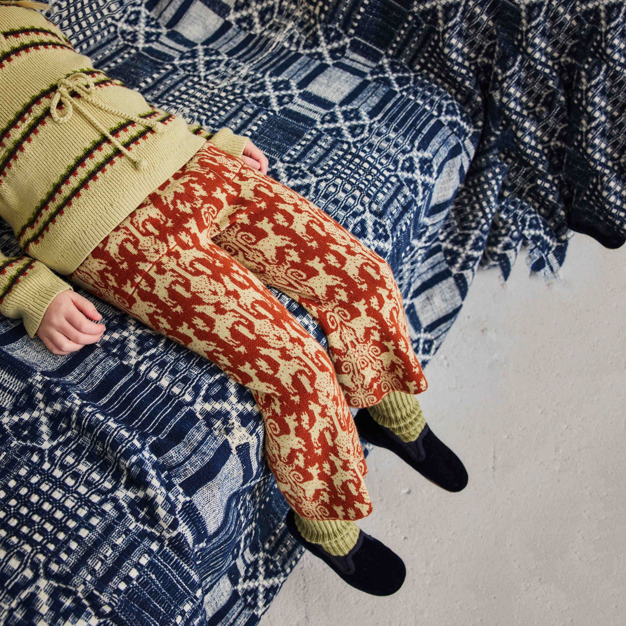 Misha & Puff-Izzy Pant Fauna Tapestry Jacquard