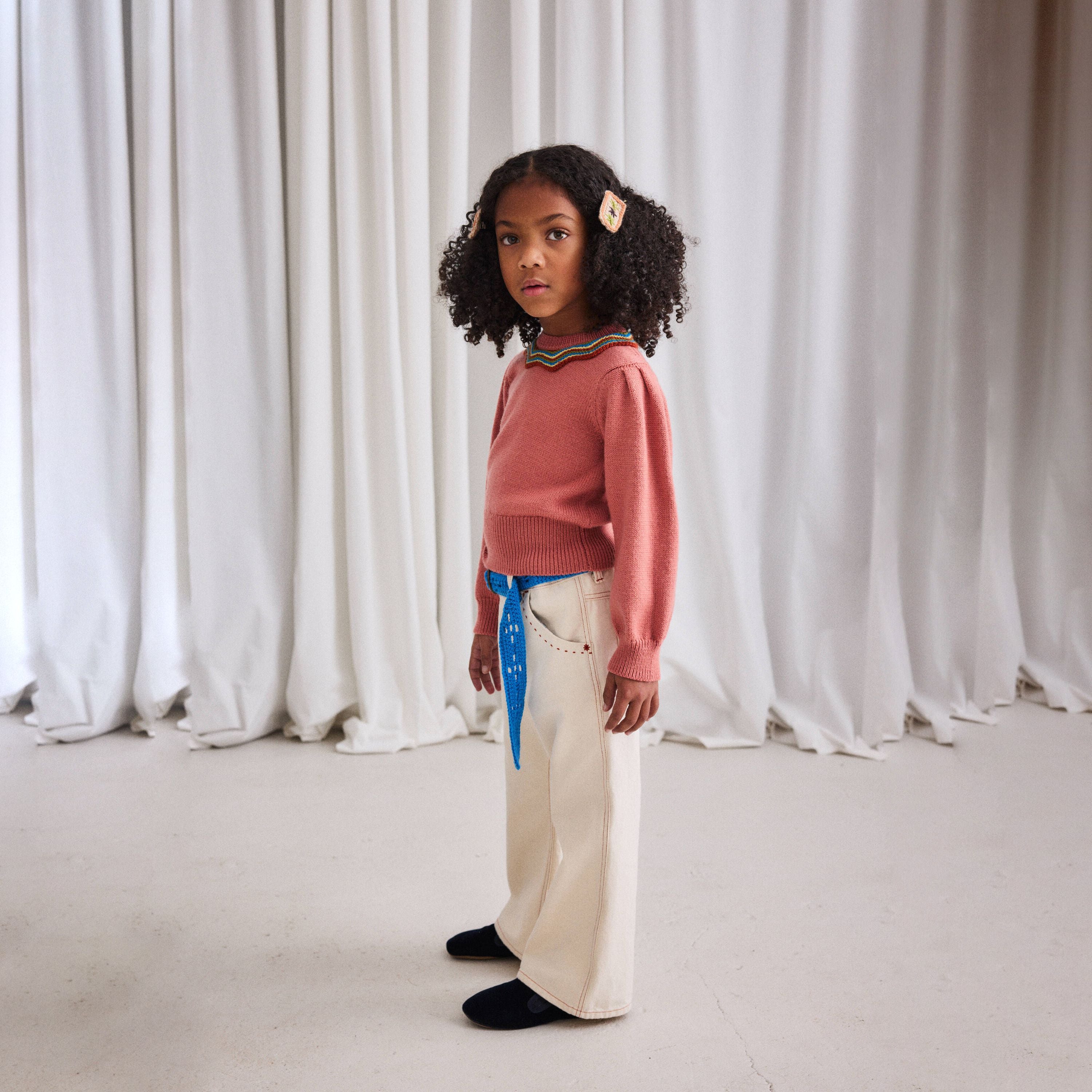 Misha & Puff-Chevron Elizabeth Pullover Rosewood