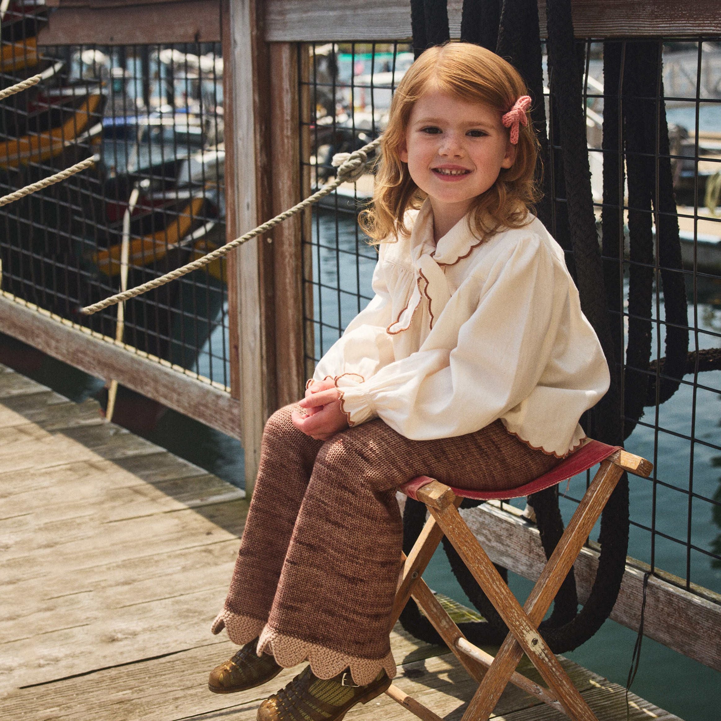 Misha & Puff-Scallop A-Pant Affogato