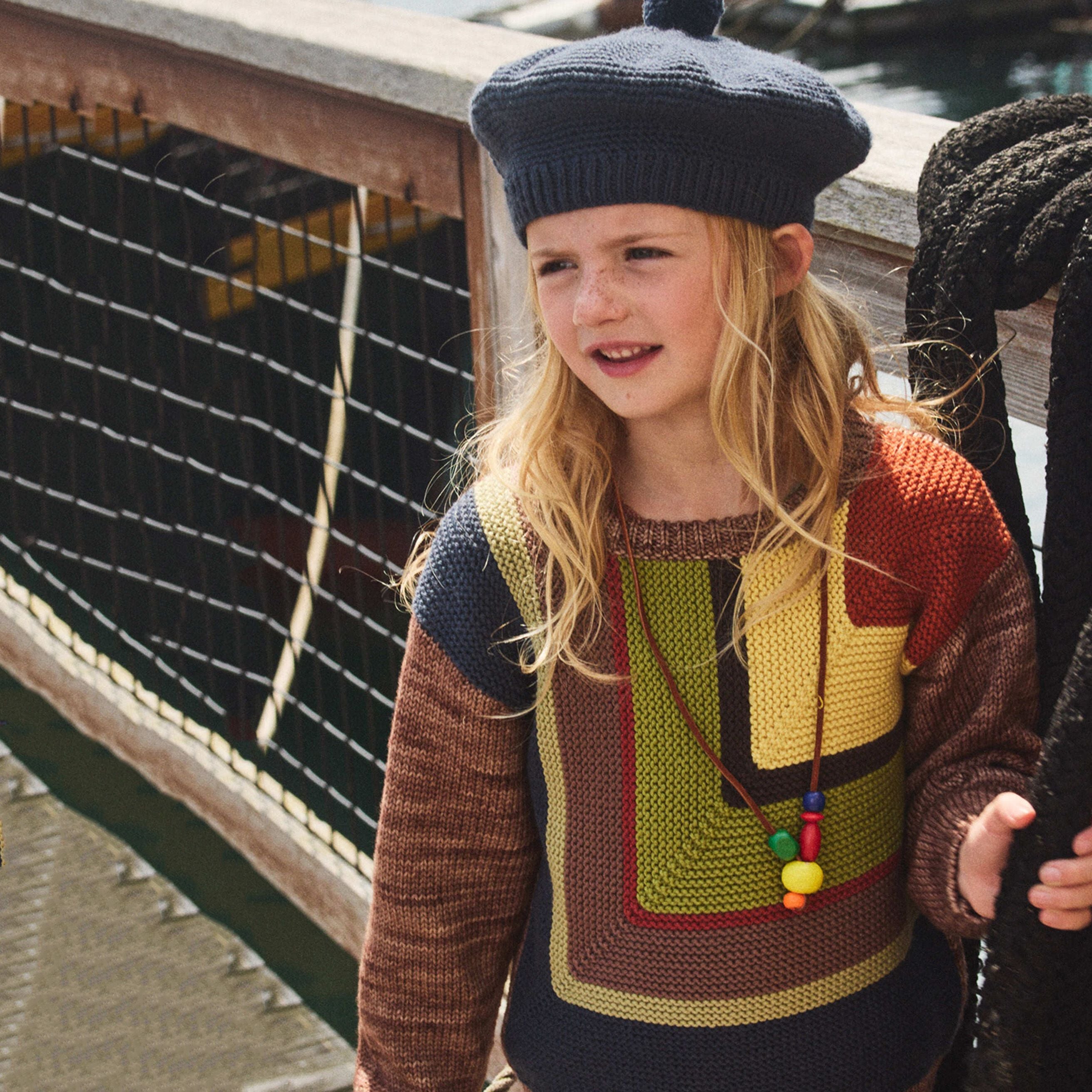 Misha & Puff-Big Mitered Square Sweater Affogato