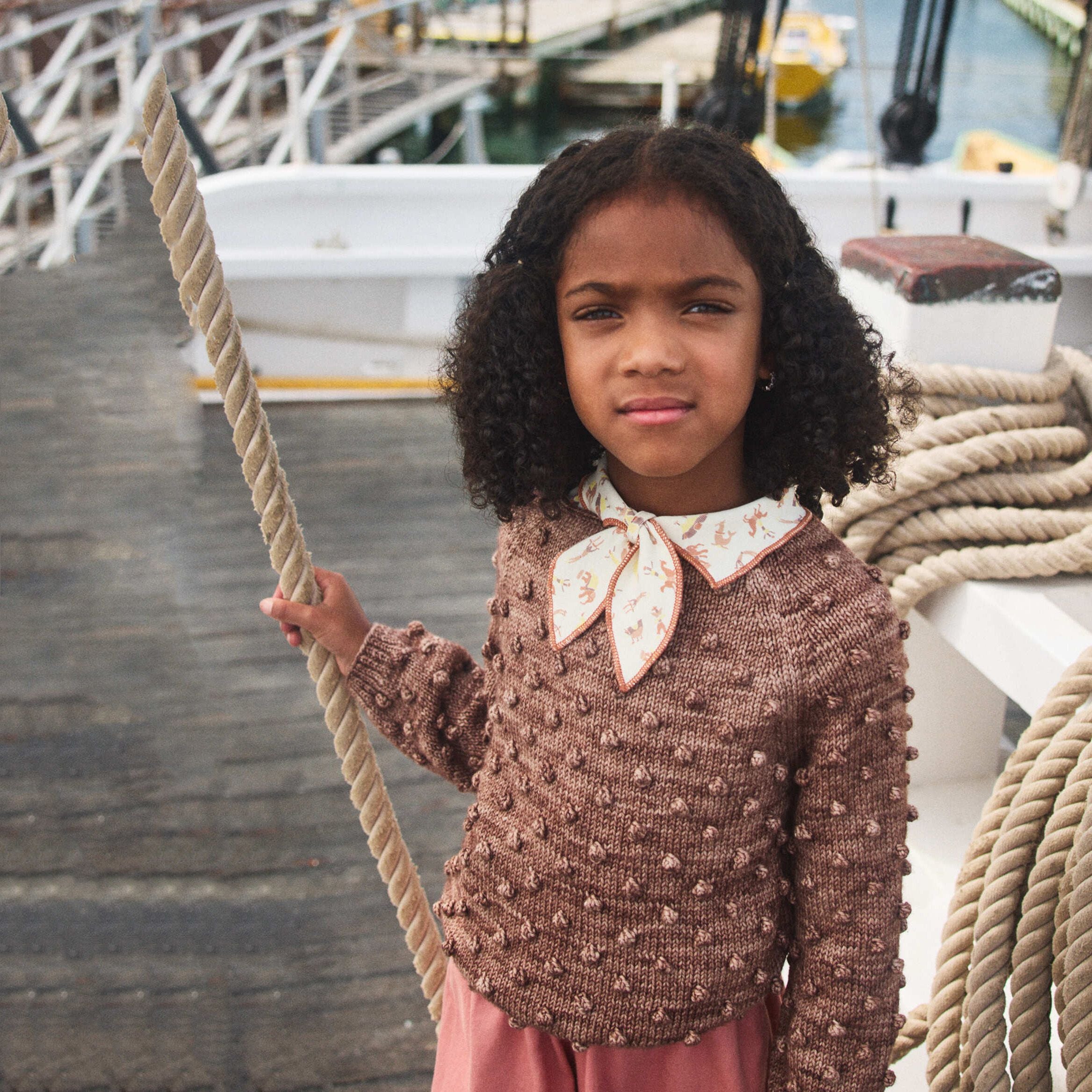 Misha & Puff-Original Popcorn Sweater Affogato