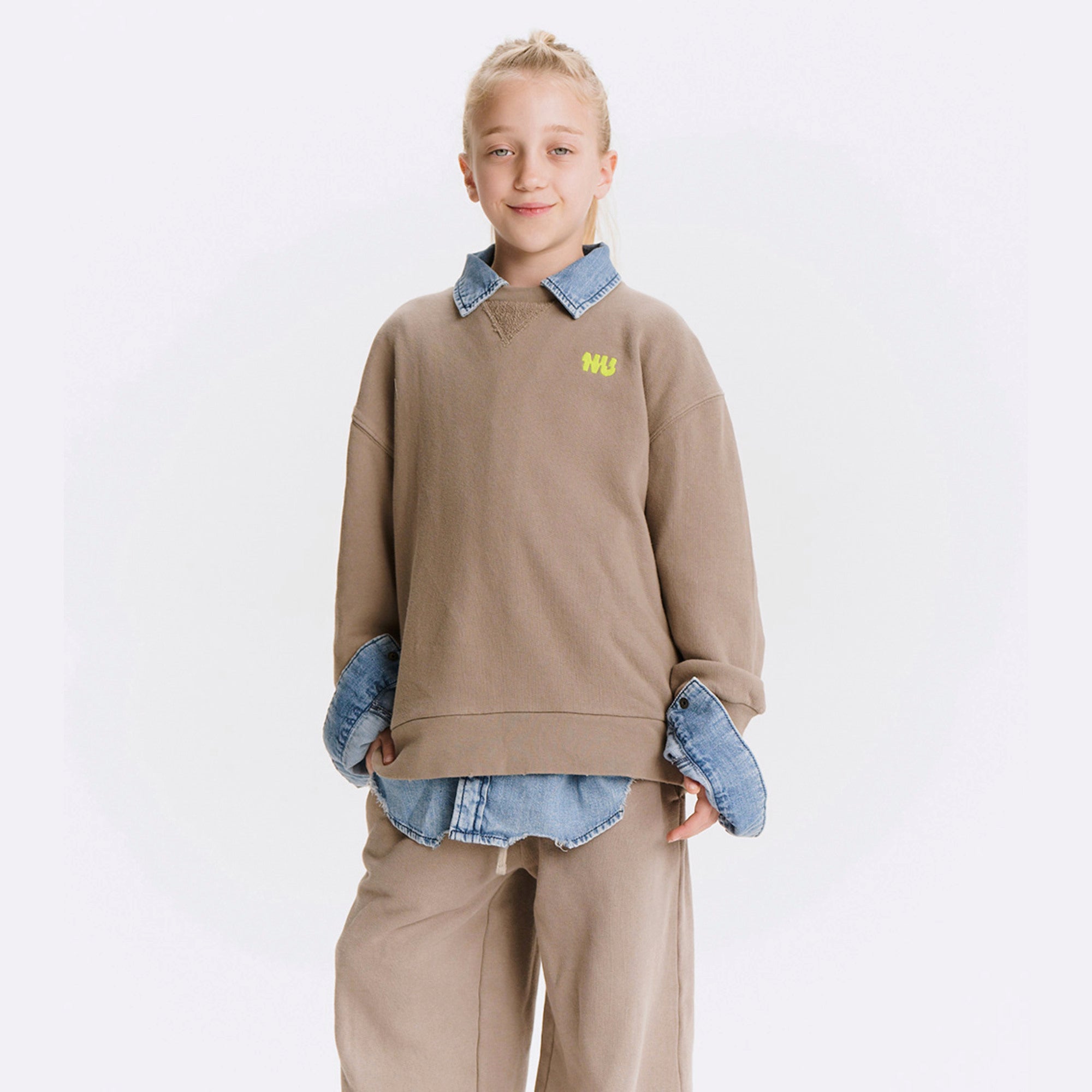 Nununu-Nu Sweatshirt Stone