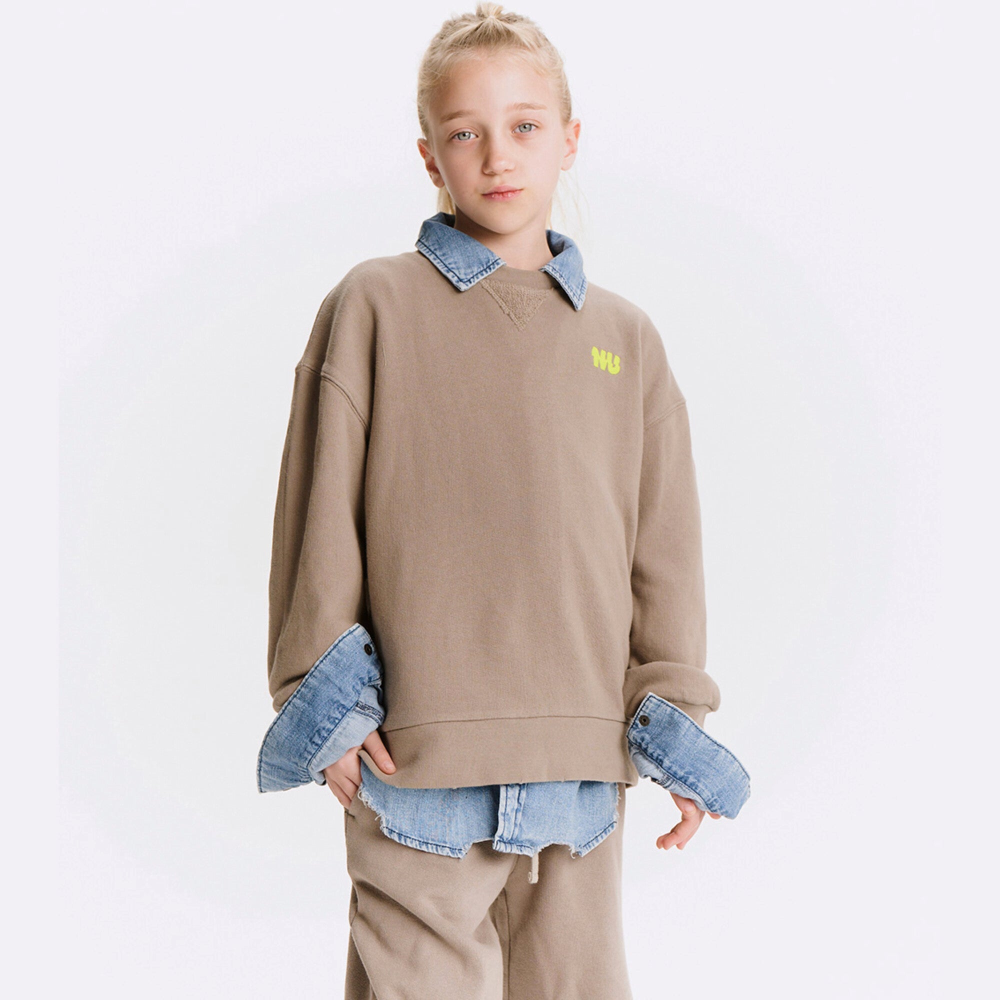 Nununu-Nu Sweatshirt Stone