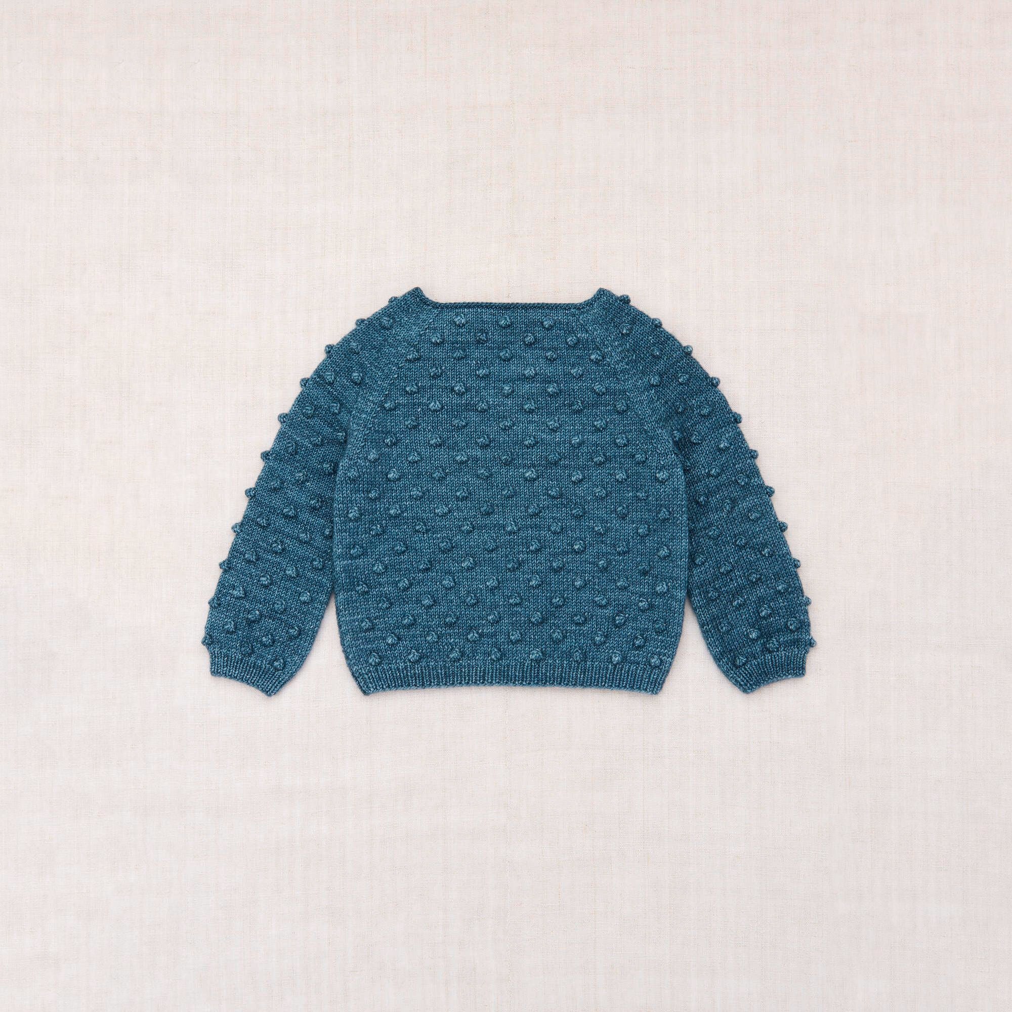 Misha & Puff-Original Popcorn Sweater Blue Smoke