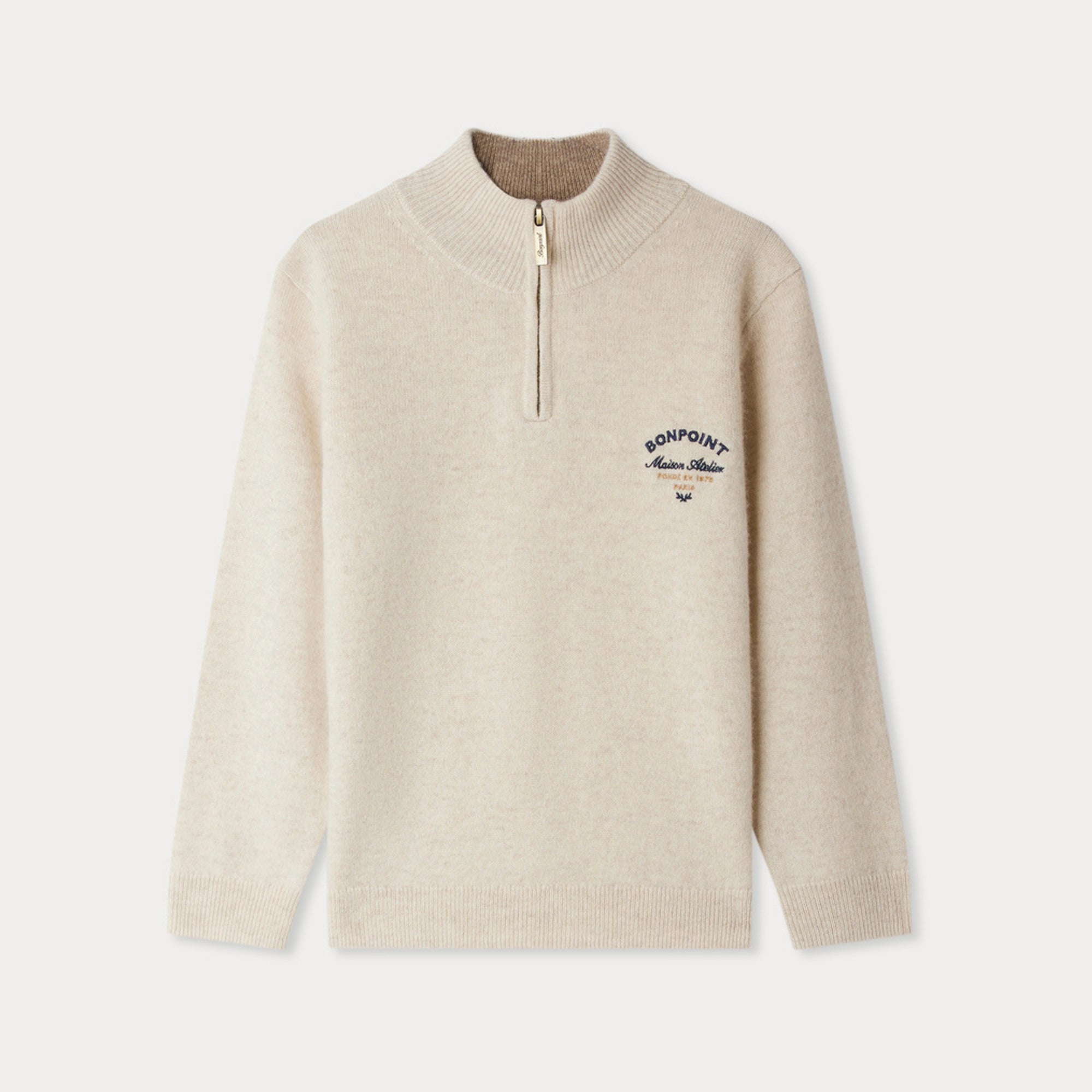 Bonpoint-Gert cashmere sweater with trucker collar