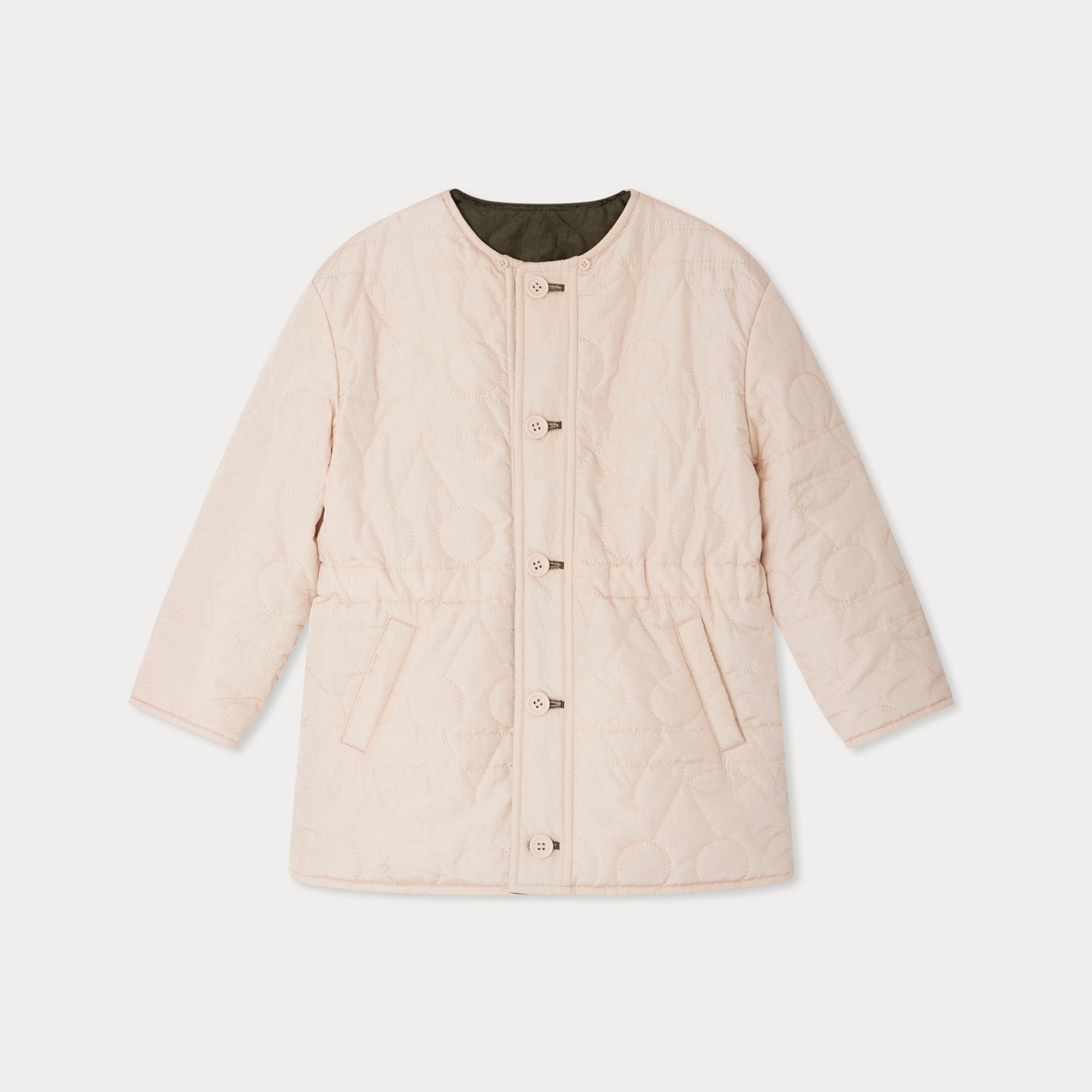 Bonpoint-Reversible quilted jersey down jacket