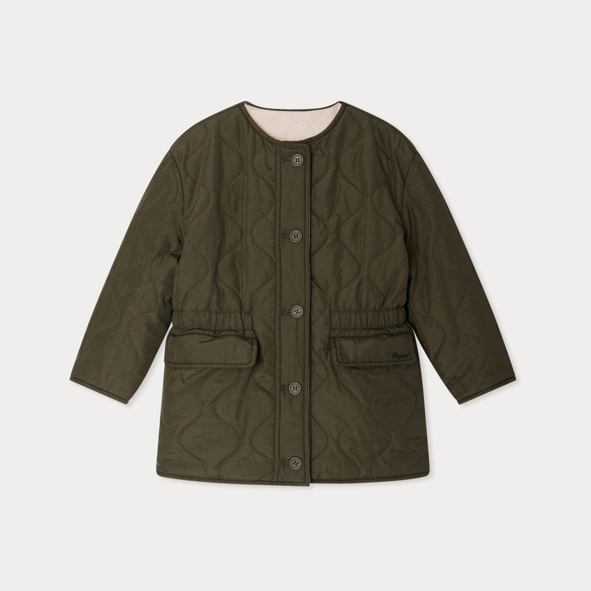 Bonpoint-Reversible quilted jersey down jacket