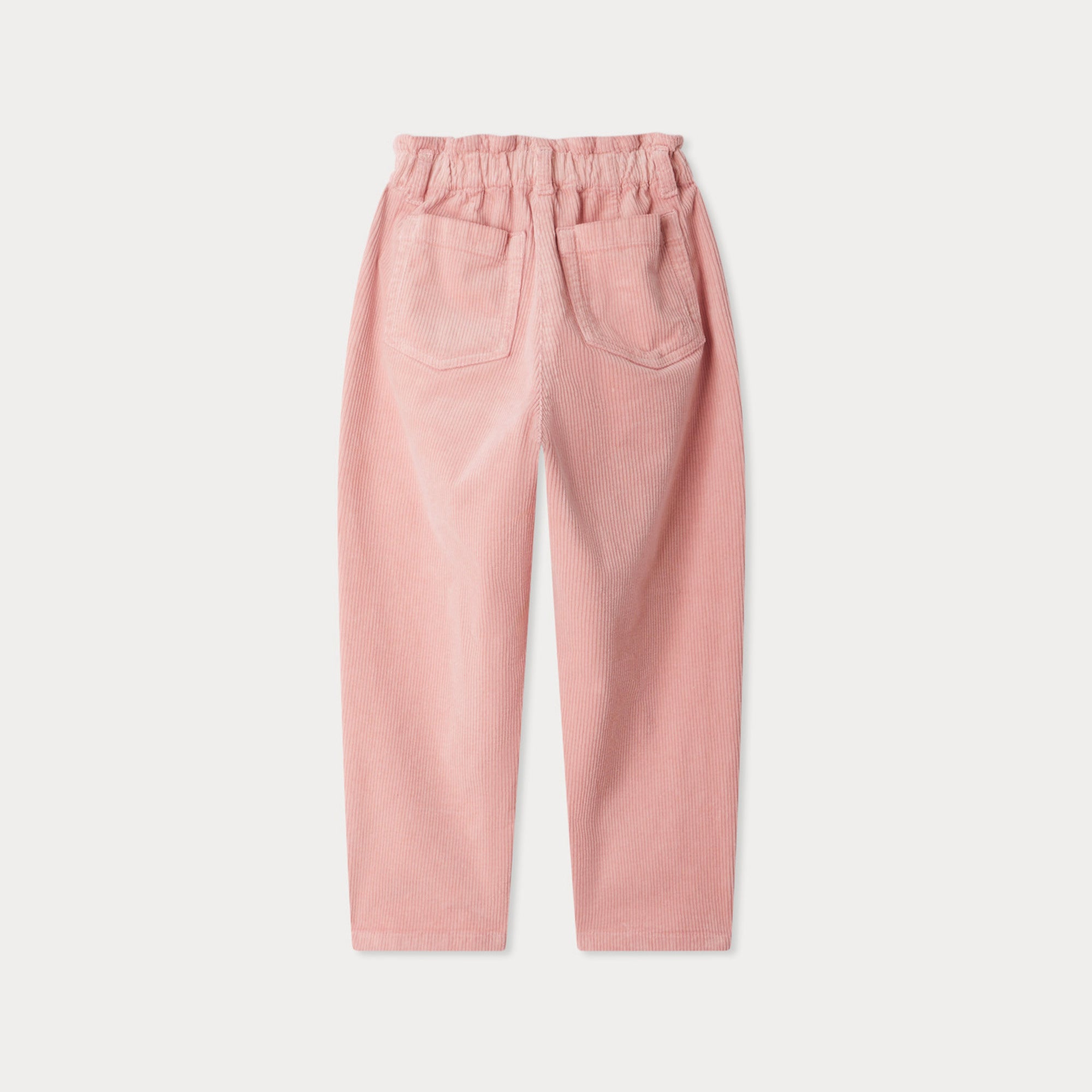Bonpoint-Sonie loose-fitting trousers with elasticated waistband in velvet