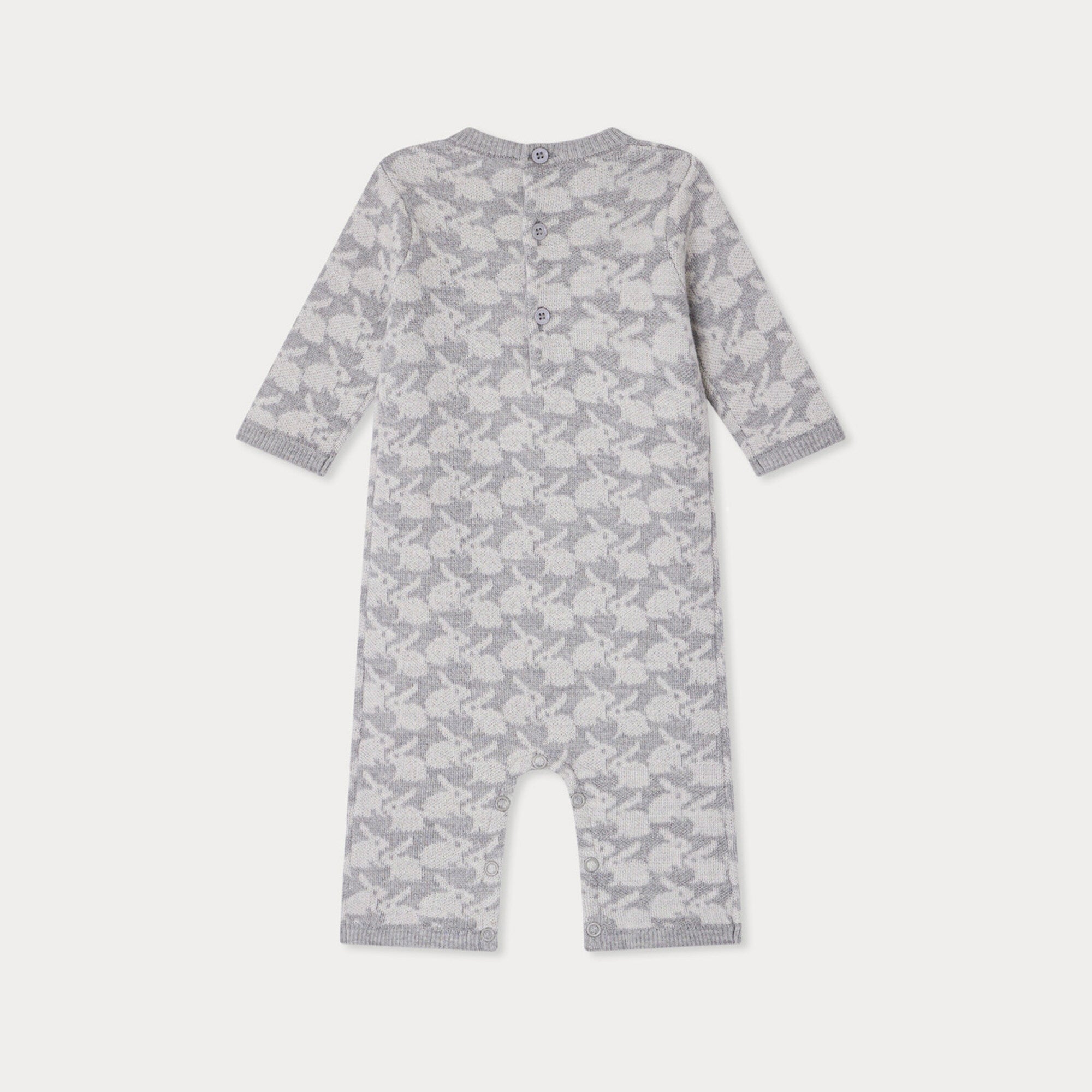 Bonpoint-Tilouana jumpsuit with wool rabbits