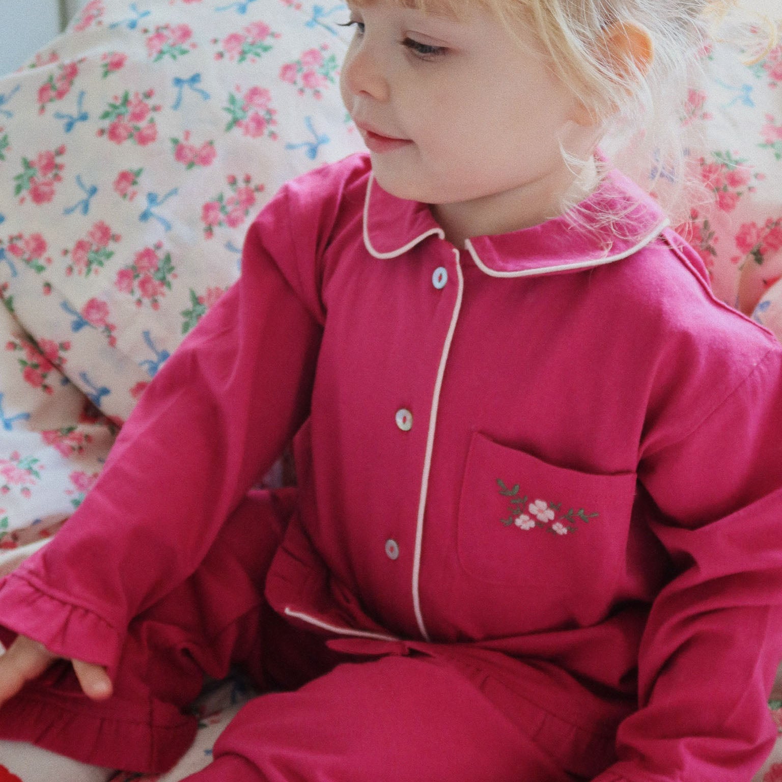 Konges Sløjd-Girls Pio Frill Set Gots Sangria