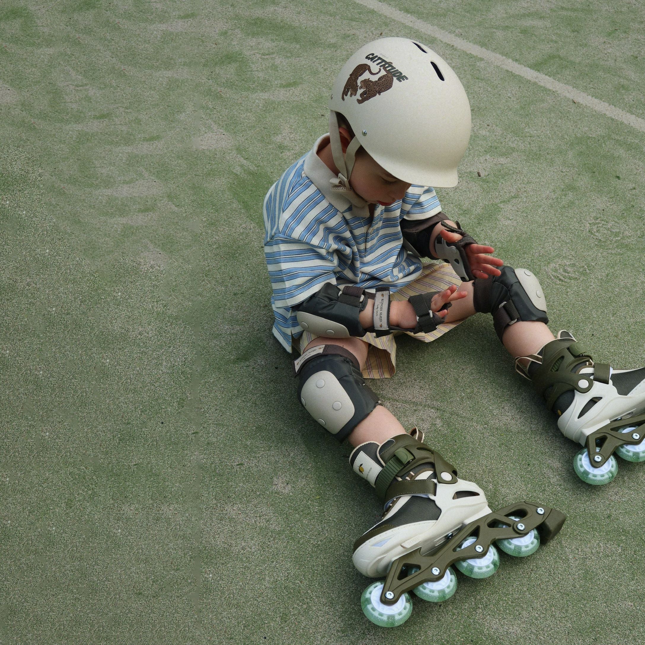 Konges Sløjd-Boy Spotty Ss Polo Gots Stripe Ciel