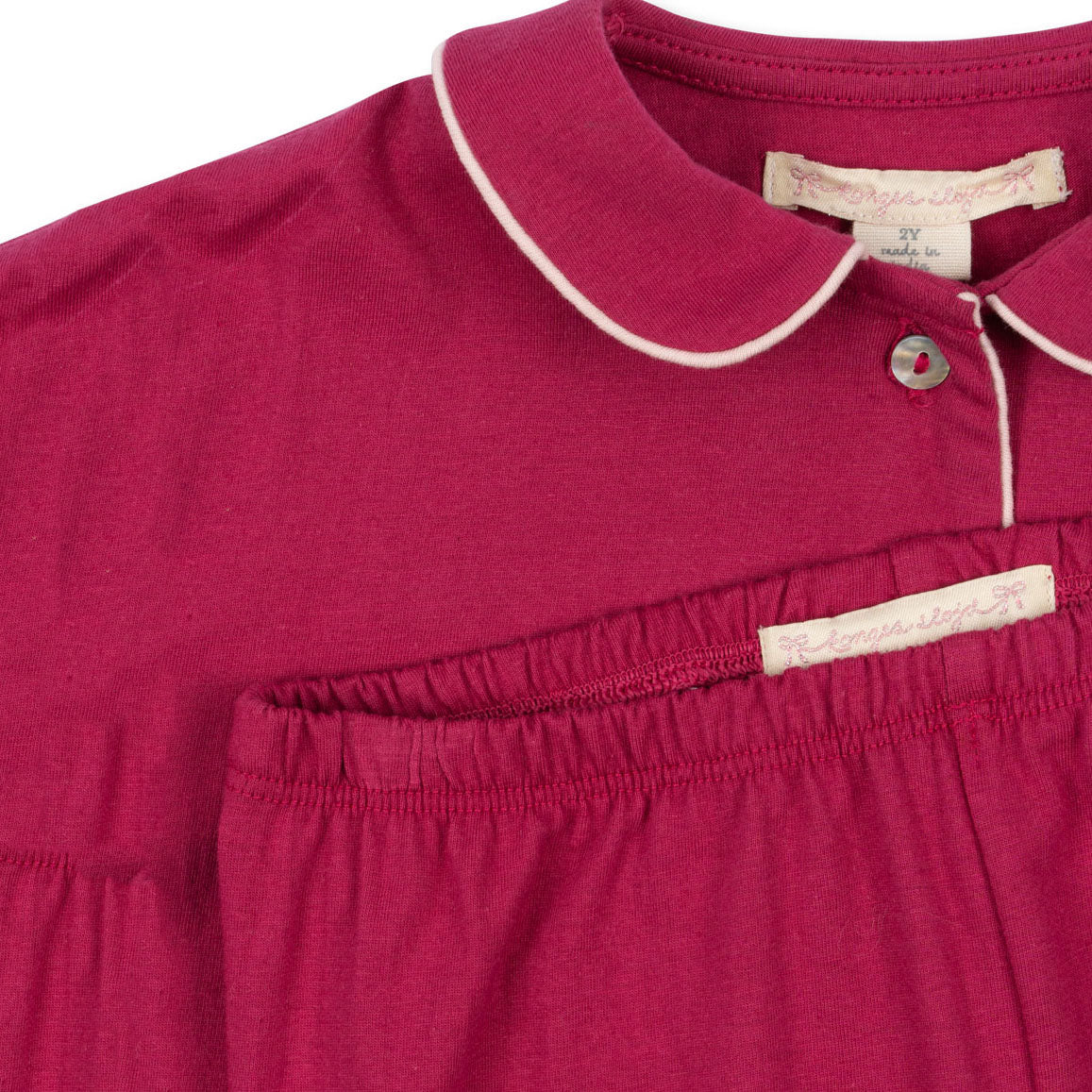 Konges Sløjd-Girls Pio Frill Set Gots Sangria