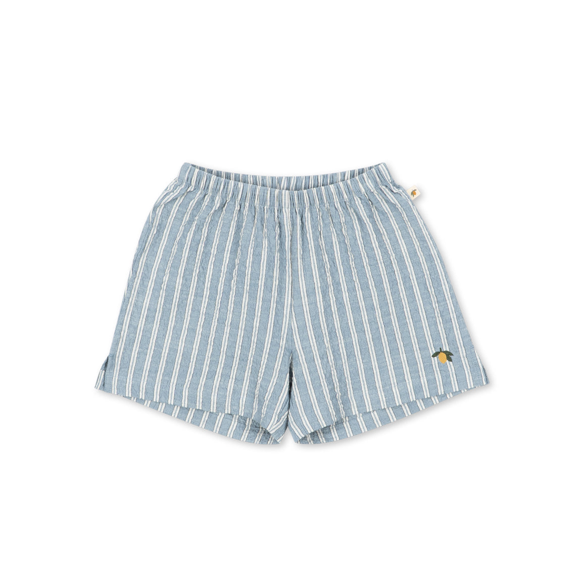 Konges Sløjd-Boy Elliot Shorts Gots Trio Bleu Stripe