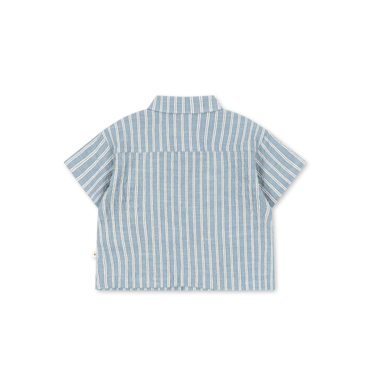 Konges Sløjd-Boy Elliot Ss Shirt Gots Trio Bleu Stripe