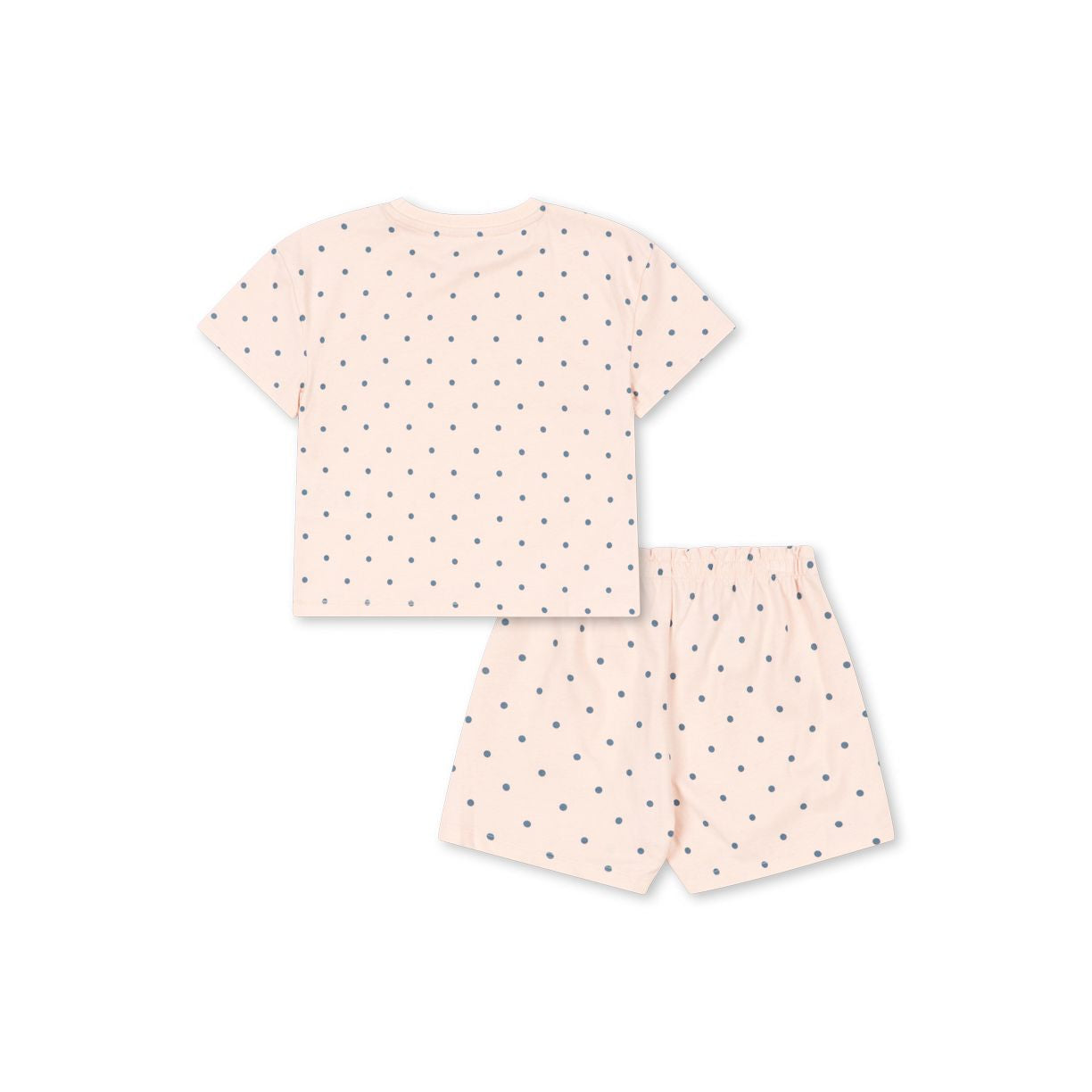 Konges Sløjd-Girl Lin Tee Set Gots Rosewater Dot