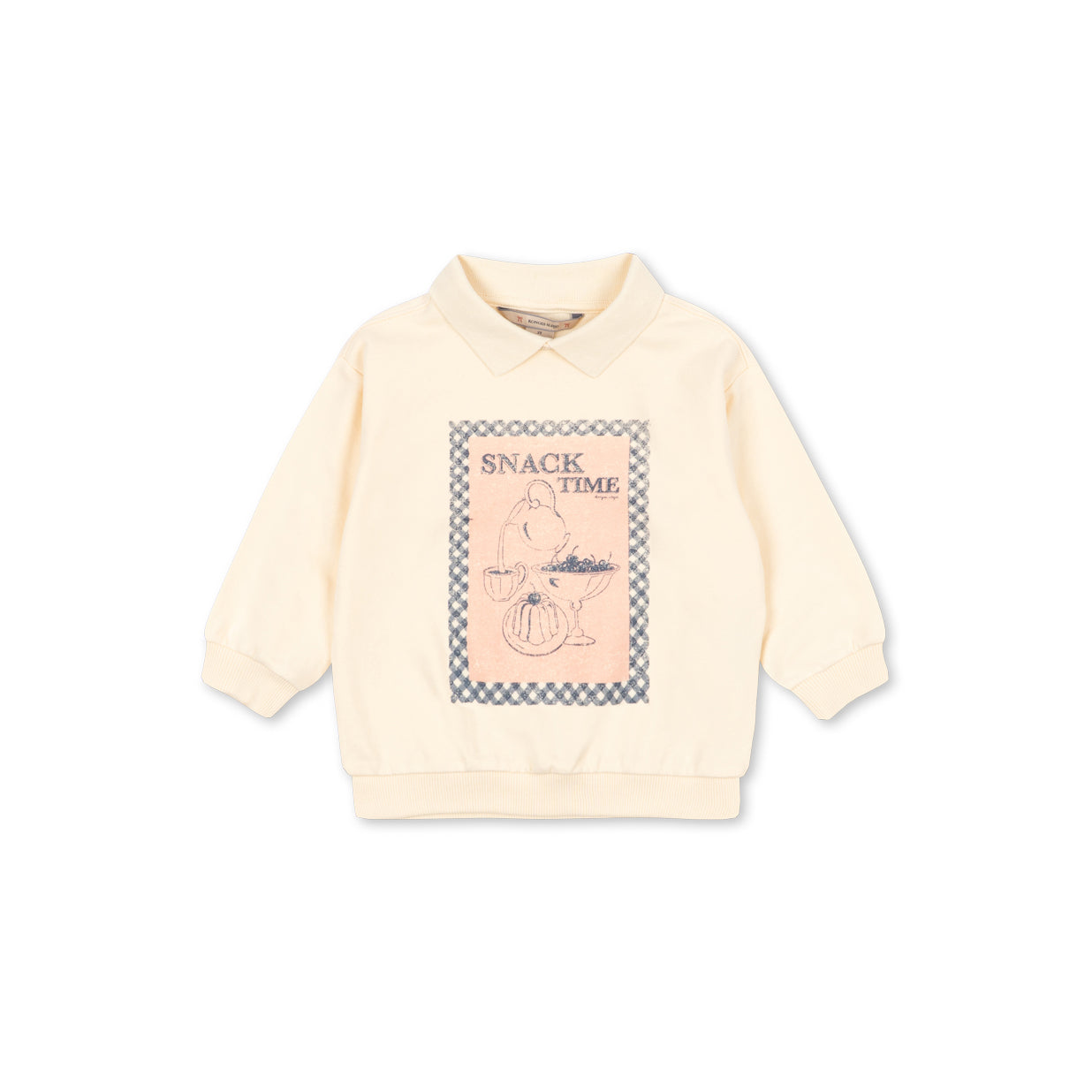 Konges Sløjd-Girl Spotty Ls Polo Gots Buttercream