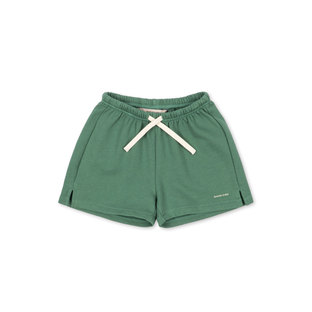 Konges Sløjd-Unisex Spotty Sweat Shorts Gots Dark Ivy