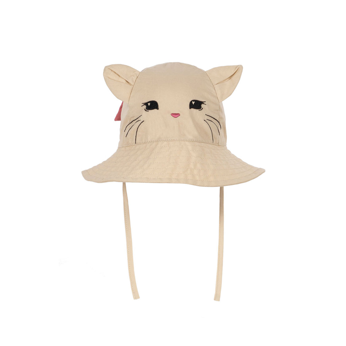 Konges Sløjd-Girl Verbena Bow Kitty Sun Hat Creme Brulee