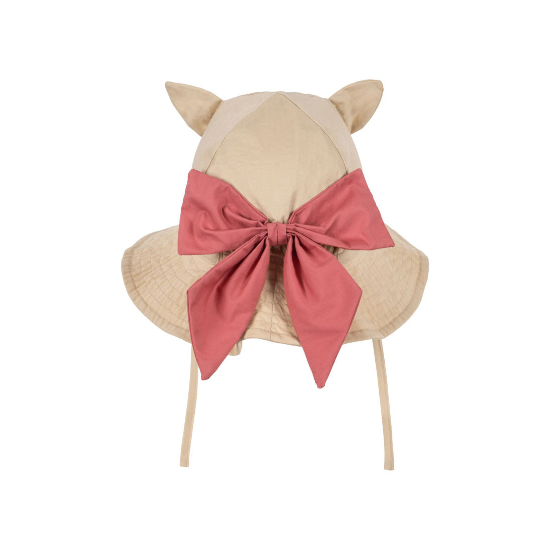 Konges Sløjd-Girl Verbena Bow Kitty Sun Hat Creme Brulee