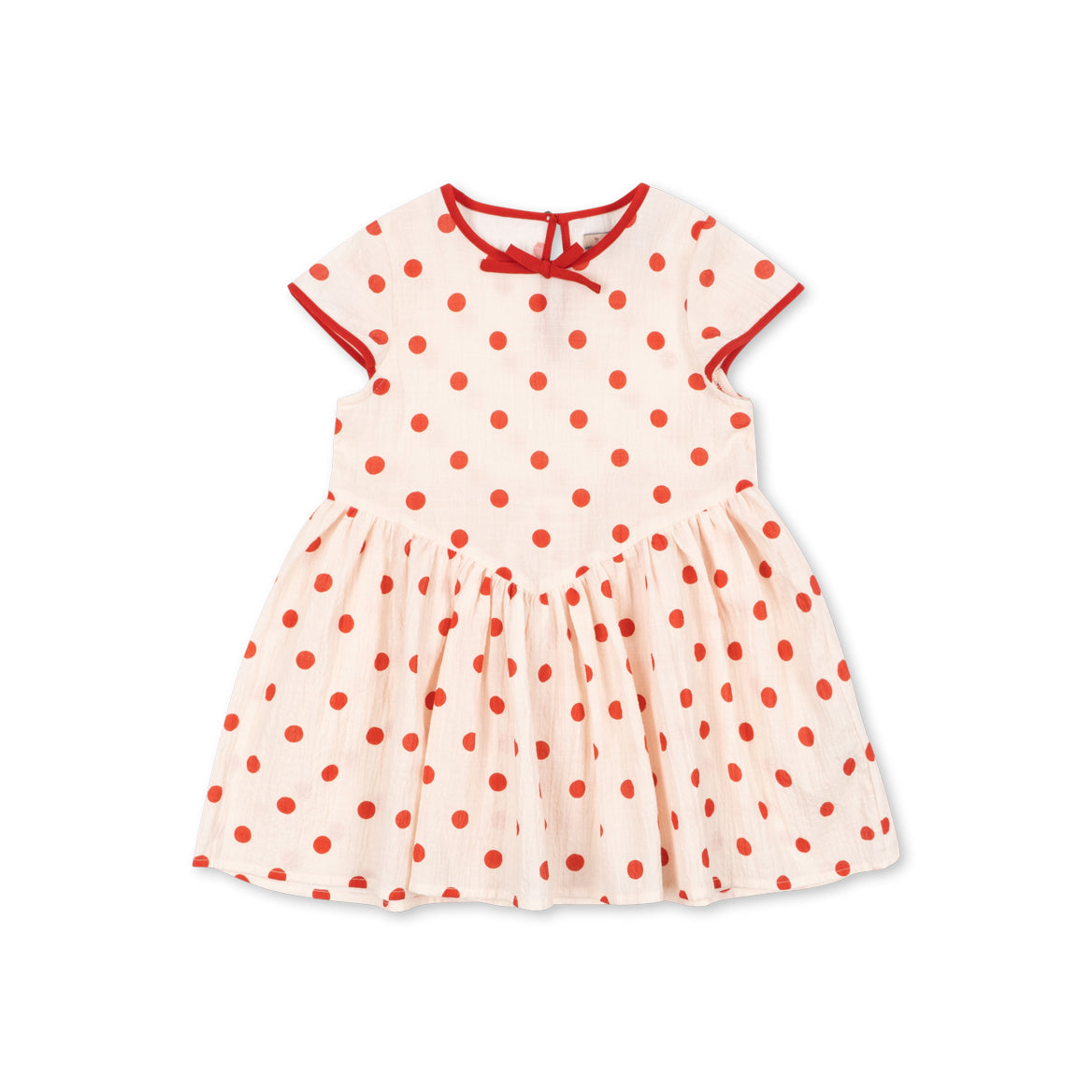 Konges Sløjd-Girls Vivo Dress Gots Red Dot
