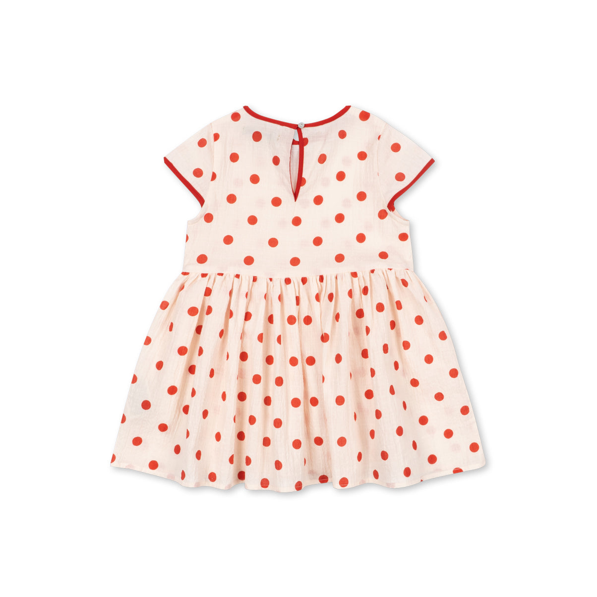Konges Sløjd-Girls Vivo Dress Gots Red Dot