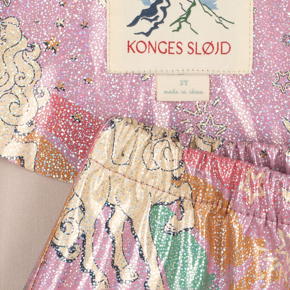 Konges Sløjd-Girls Calina Rain Set Born To Sparkle