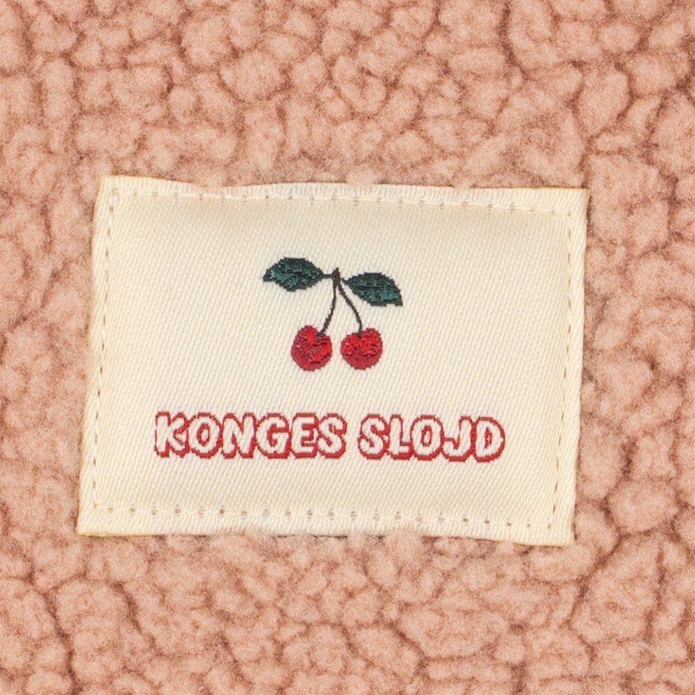 Konges Sløjd-Girls Jody Teddy Jacket Grs Ma Grande Cerise Blush