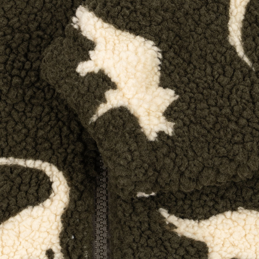 Konges Sløjd-Jody Teddy Jacket Grs Dino Silhouette