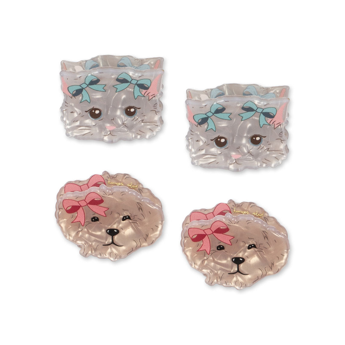 Konges Sløjd-4 Pack Small Hair Claw Multi