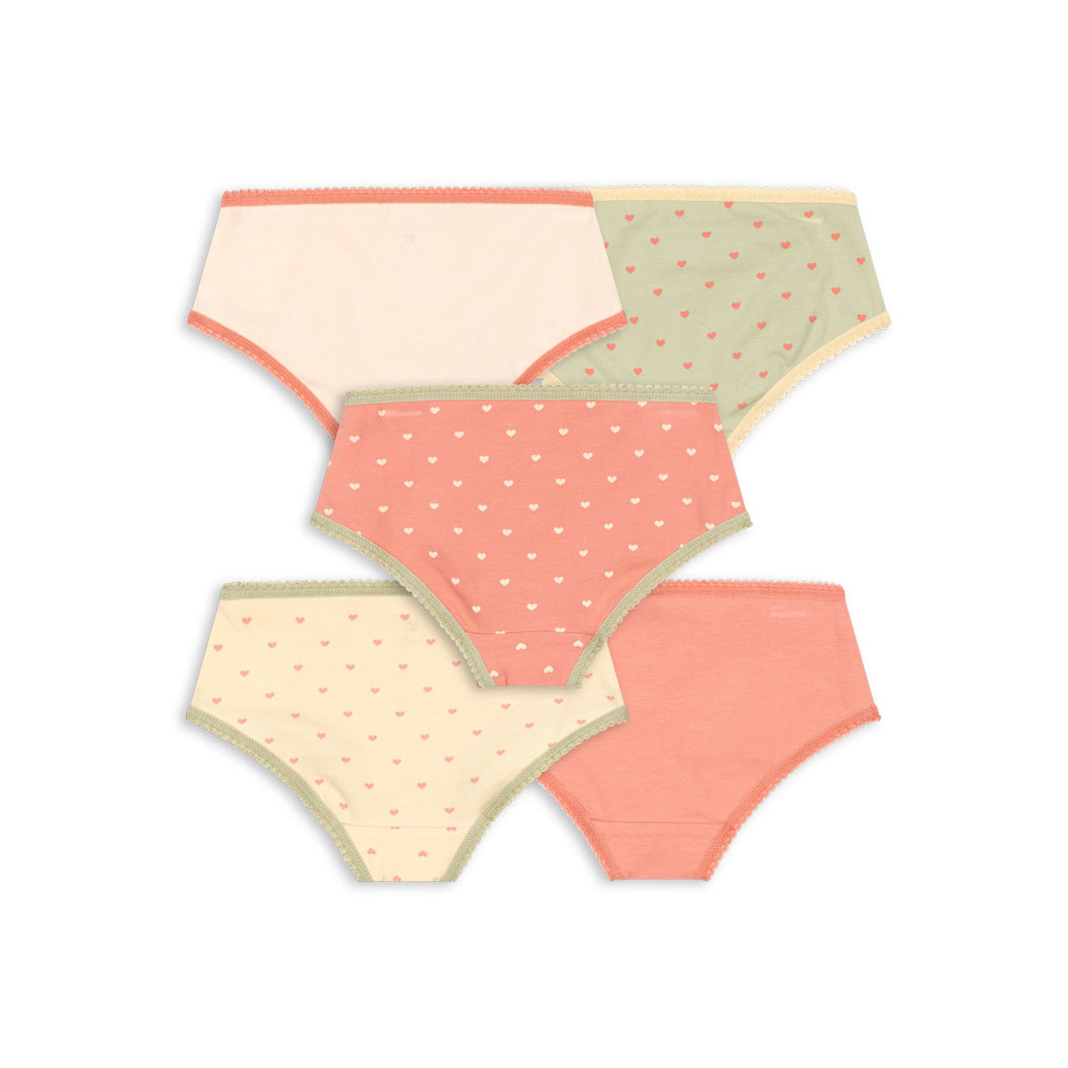 Konges Sløjd-Basic 5 Pack Girl Underpants Gots Girl Mix Pack